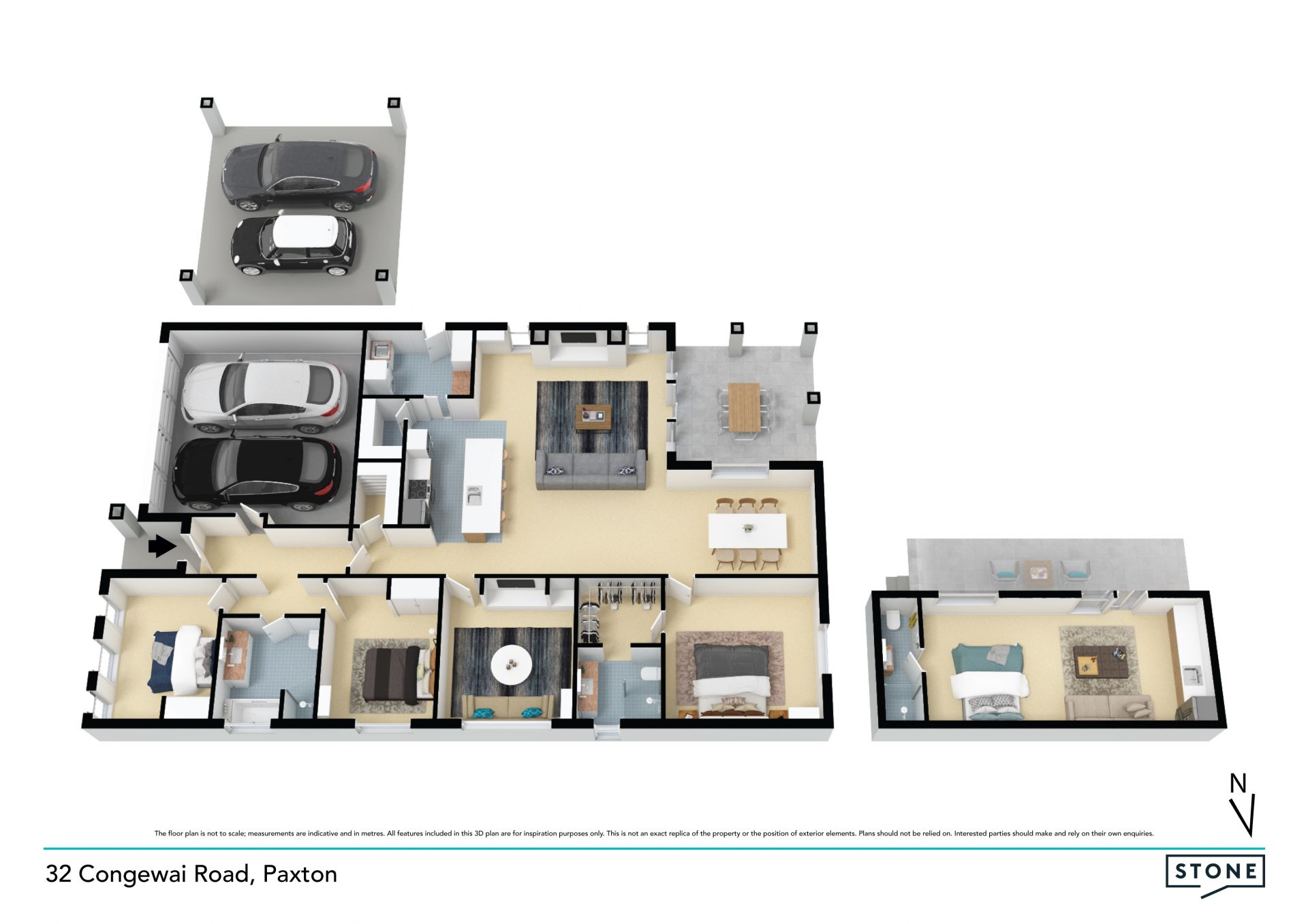 Home, studio and tranquil outlooks