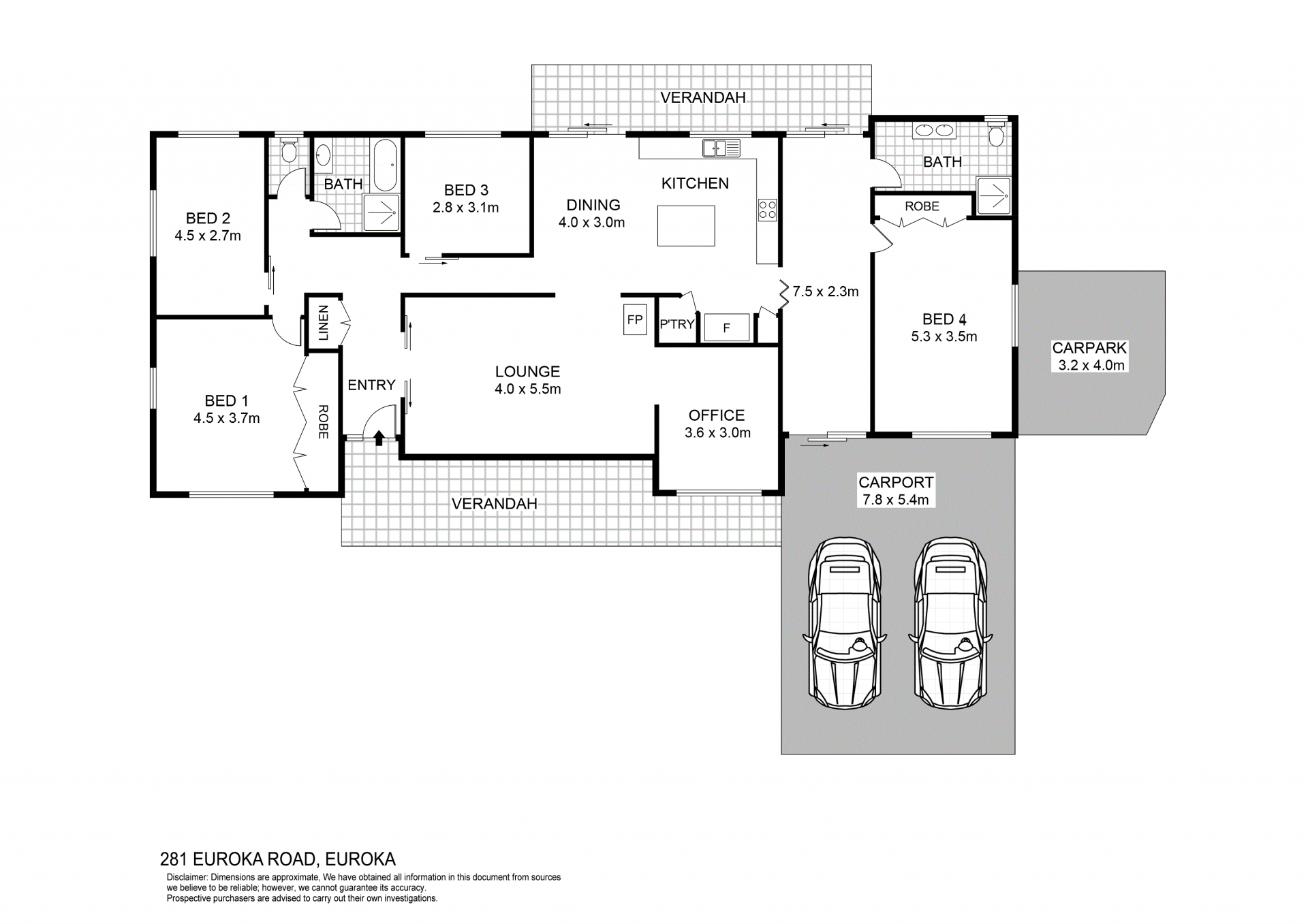 Acres with Brick Home set in a Great Location!