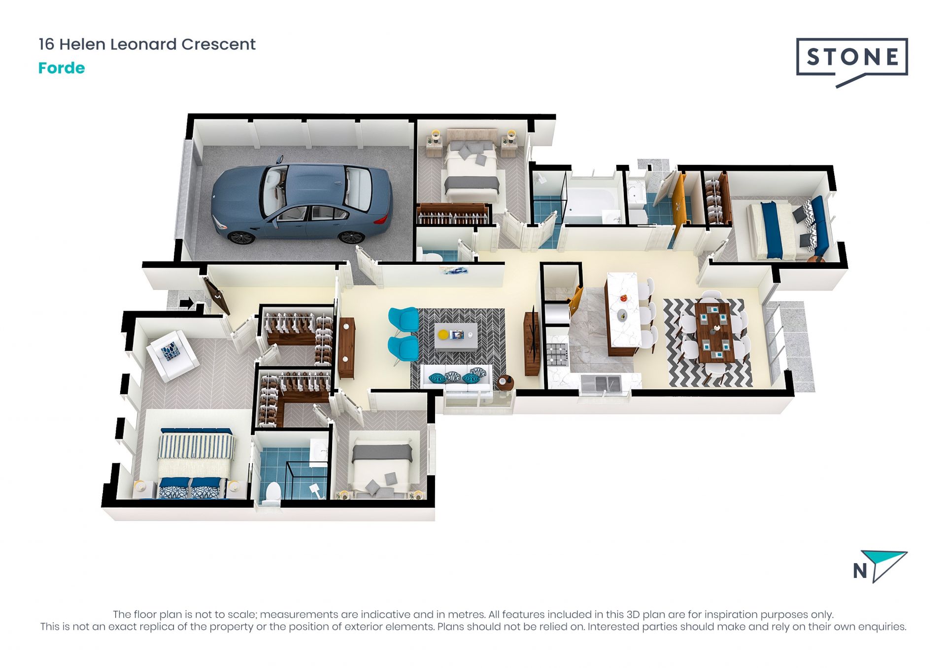 4-Bedroom family home opposite parklands