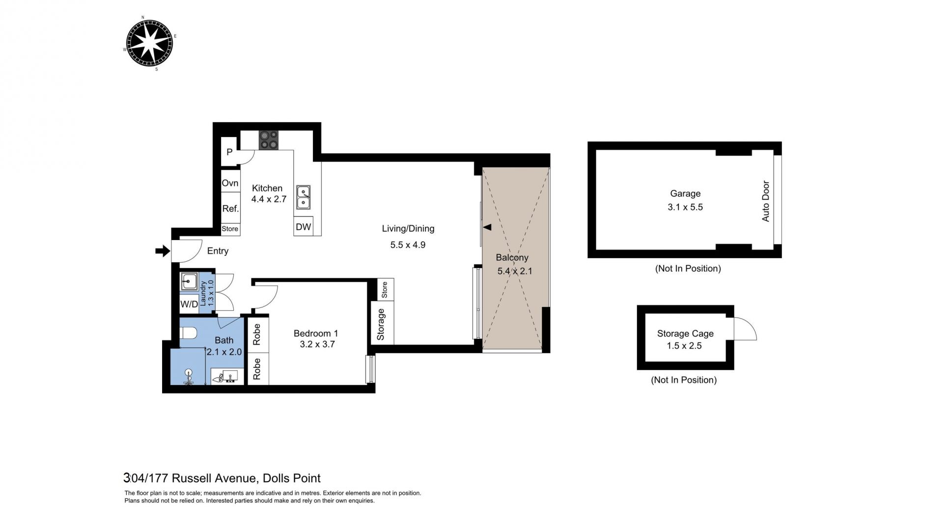 304/177 Russell Avenue DOLLS POINT 2219