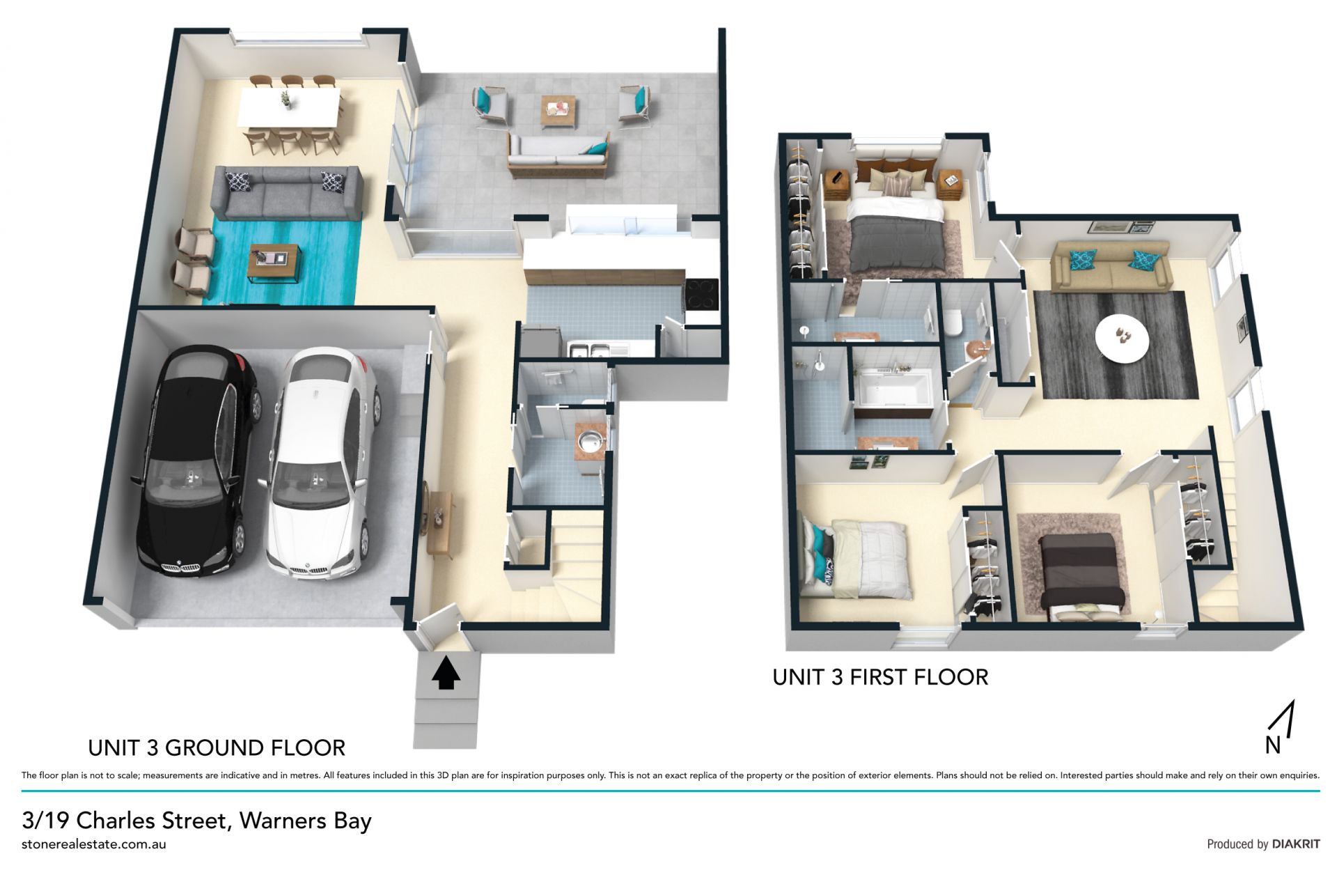 Prime location, four new luxury townhouses