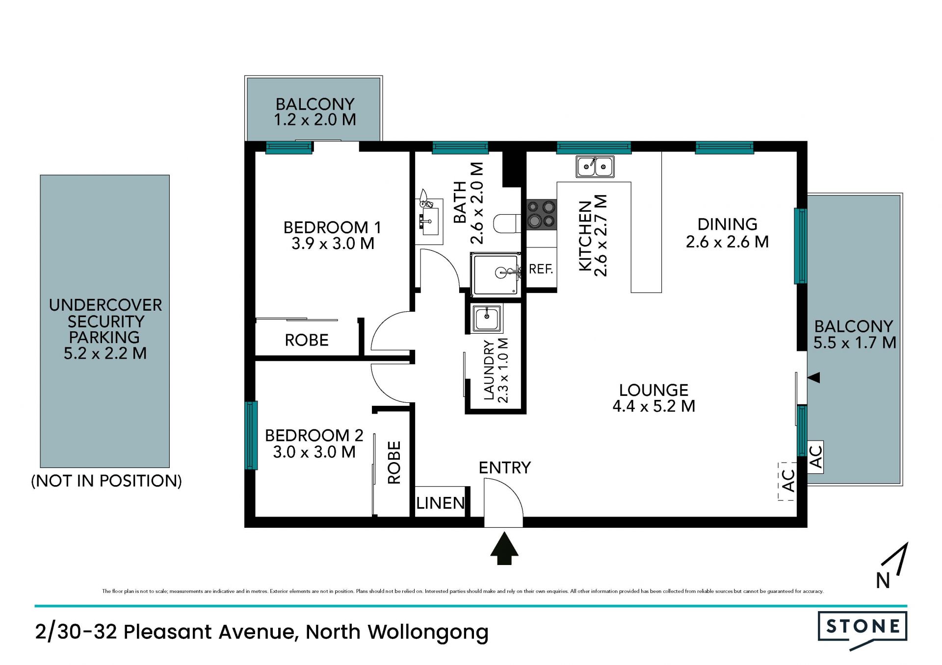 Stylish renovated apartment metres from the beach