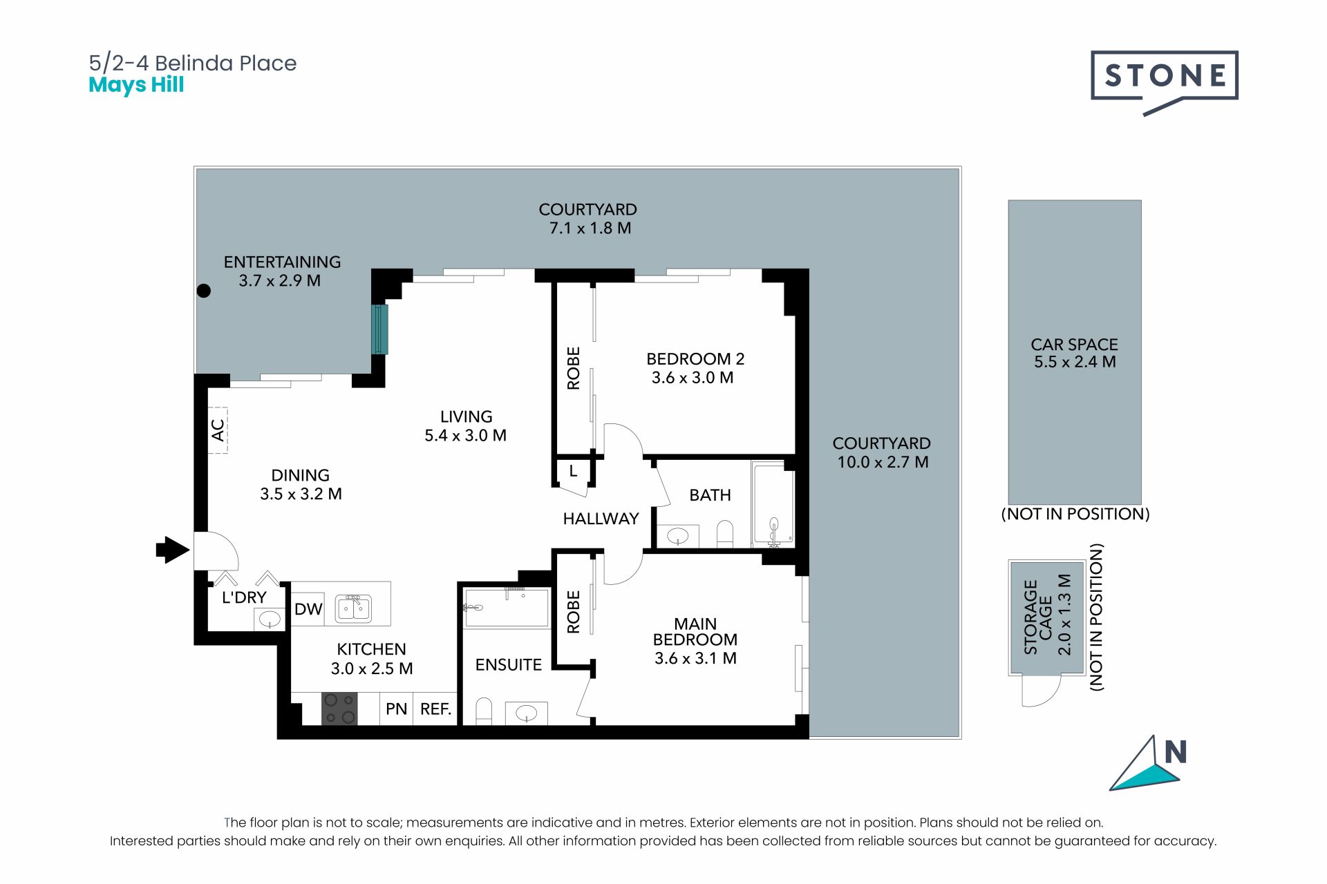 This modern ground floor apartment offers security, convenience and an easy living lifestyle.
