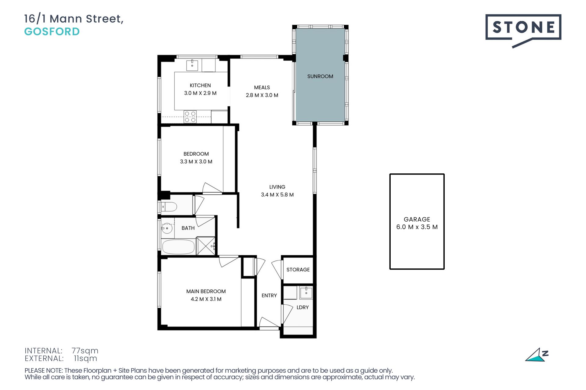 Water View Apartment with Brand New Kitchen