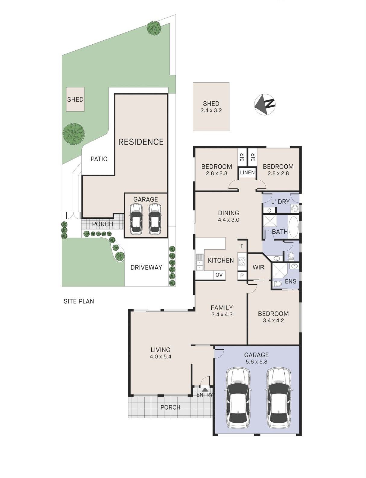 Spacious living for the family