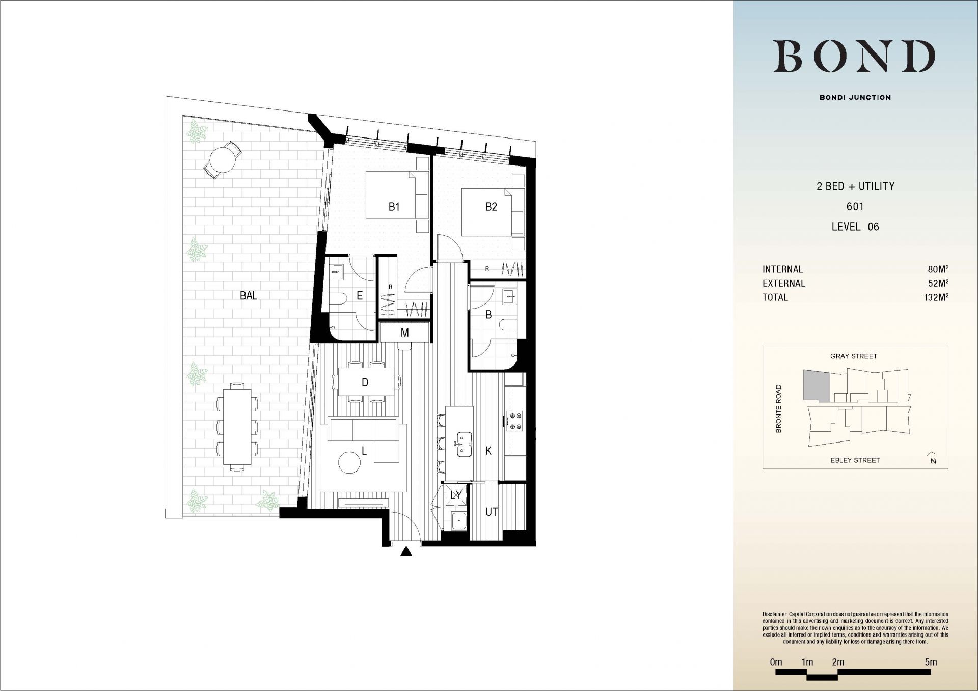 BRAND NEW LUXURY 2-BEDROOM APARTMENT WITH  MASSIVE TERRACE