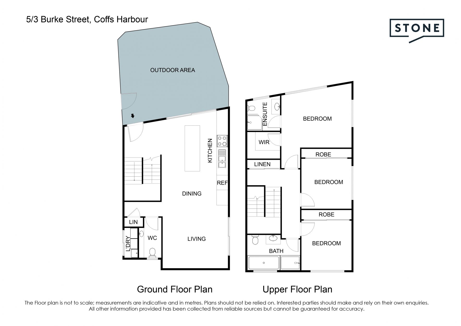 Modern three bedroom townhouse in prime location
