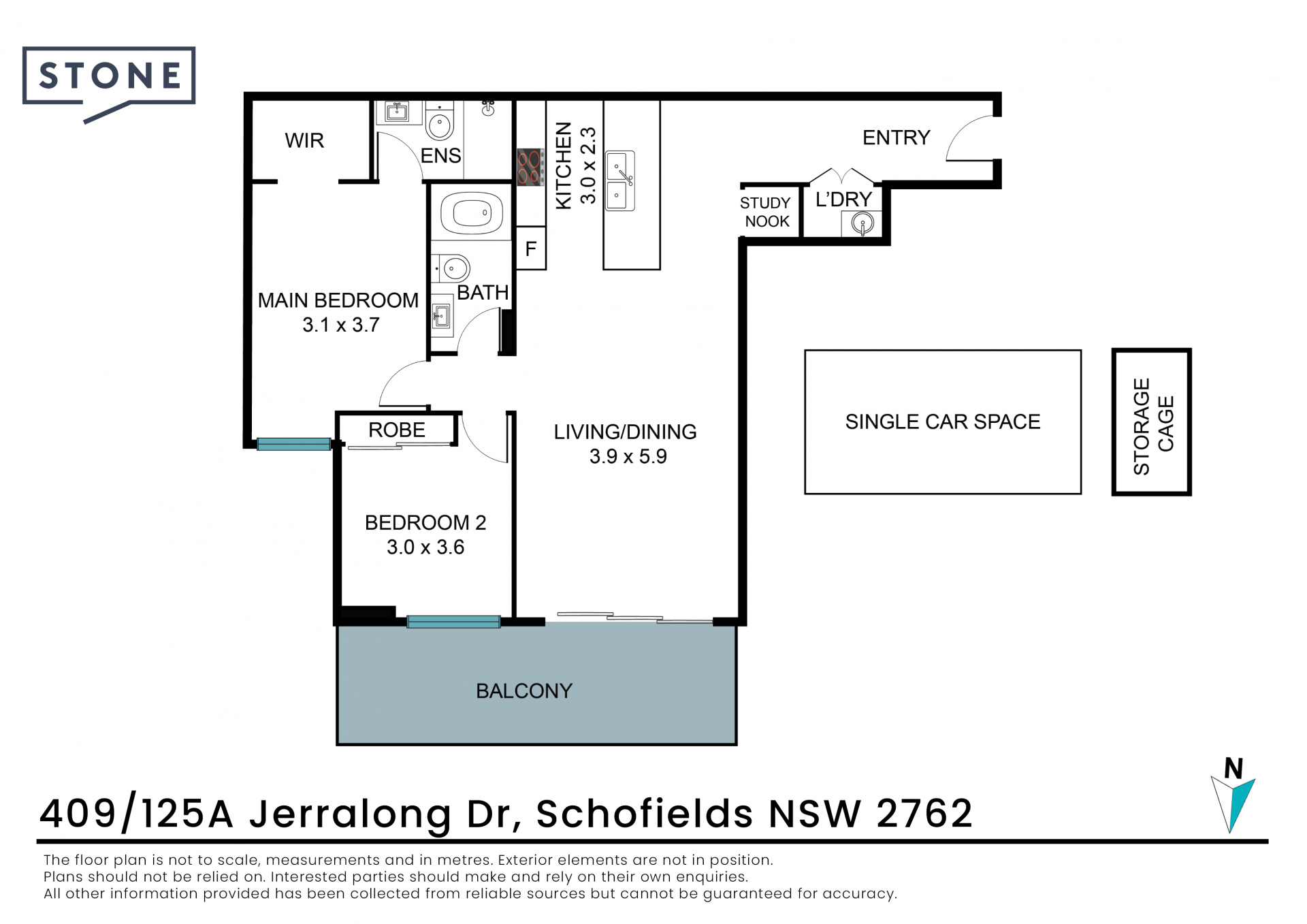 Modern 2-bedroom apartment in prime Schofields location