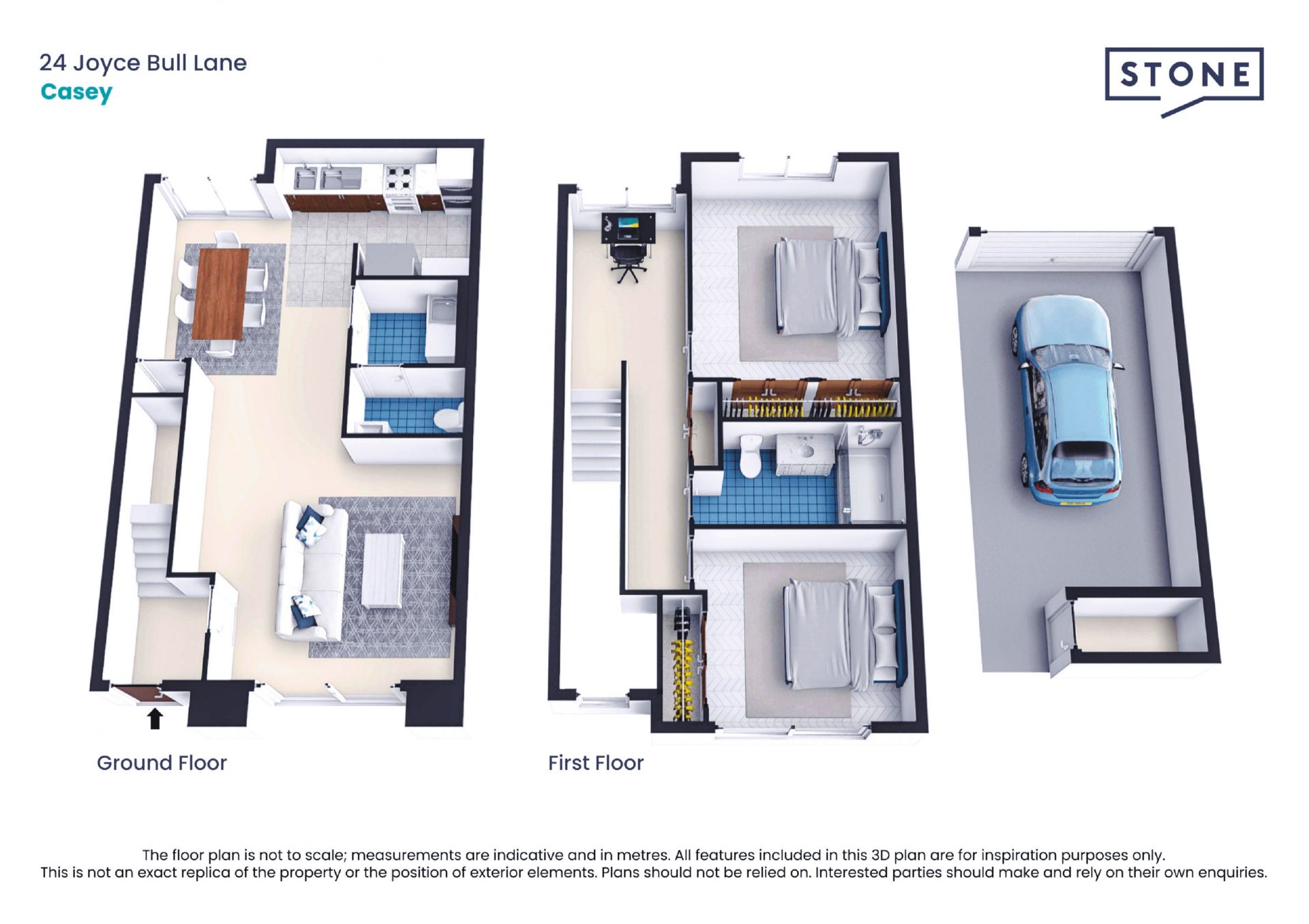 Separate-Titled Light-filled Living in the Heart of Casey