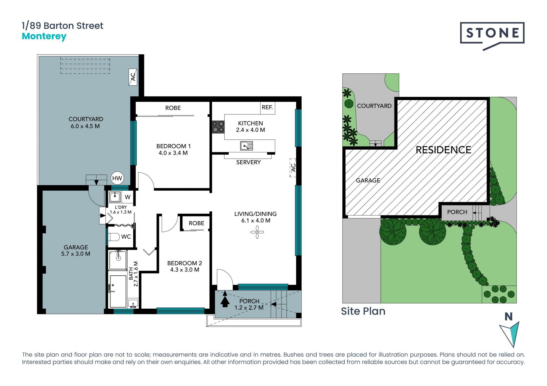 Front villa offering space, light and location