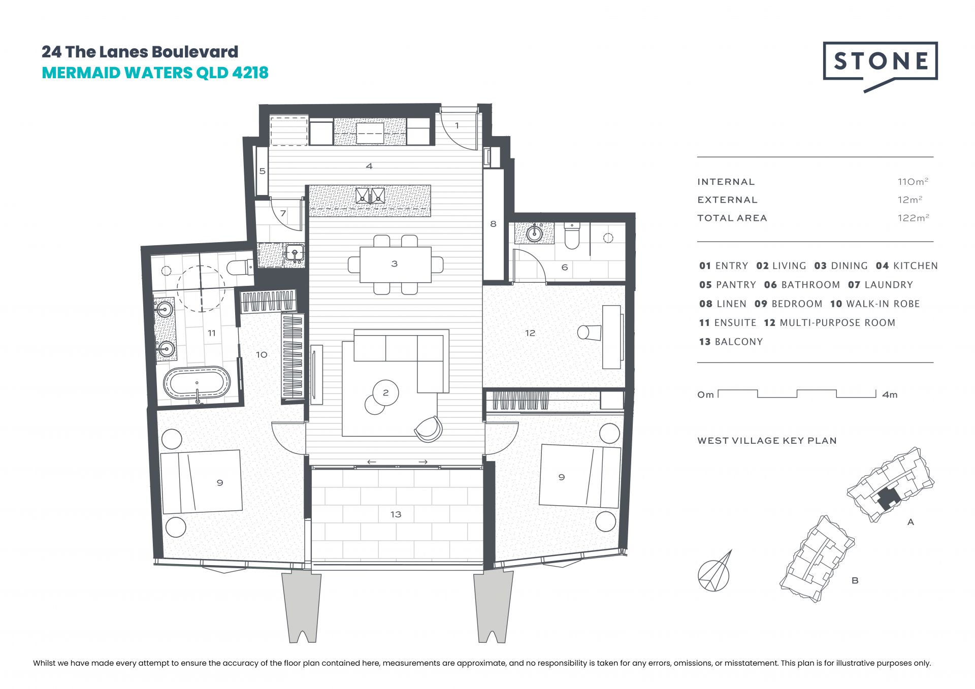 Luxury Living: 2 Bedroom + MPR at The Lanes
