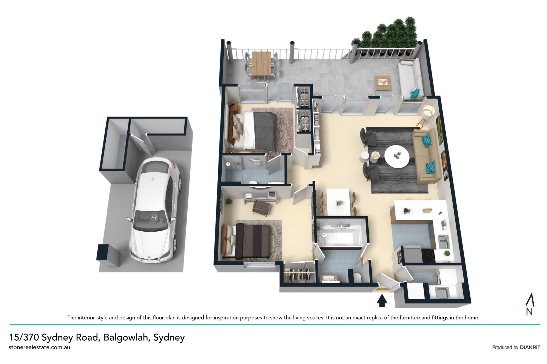 Sun-drenched lifestyle apartment
