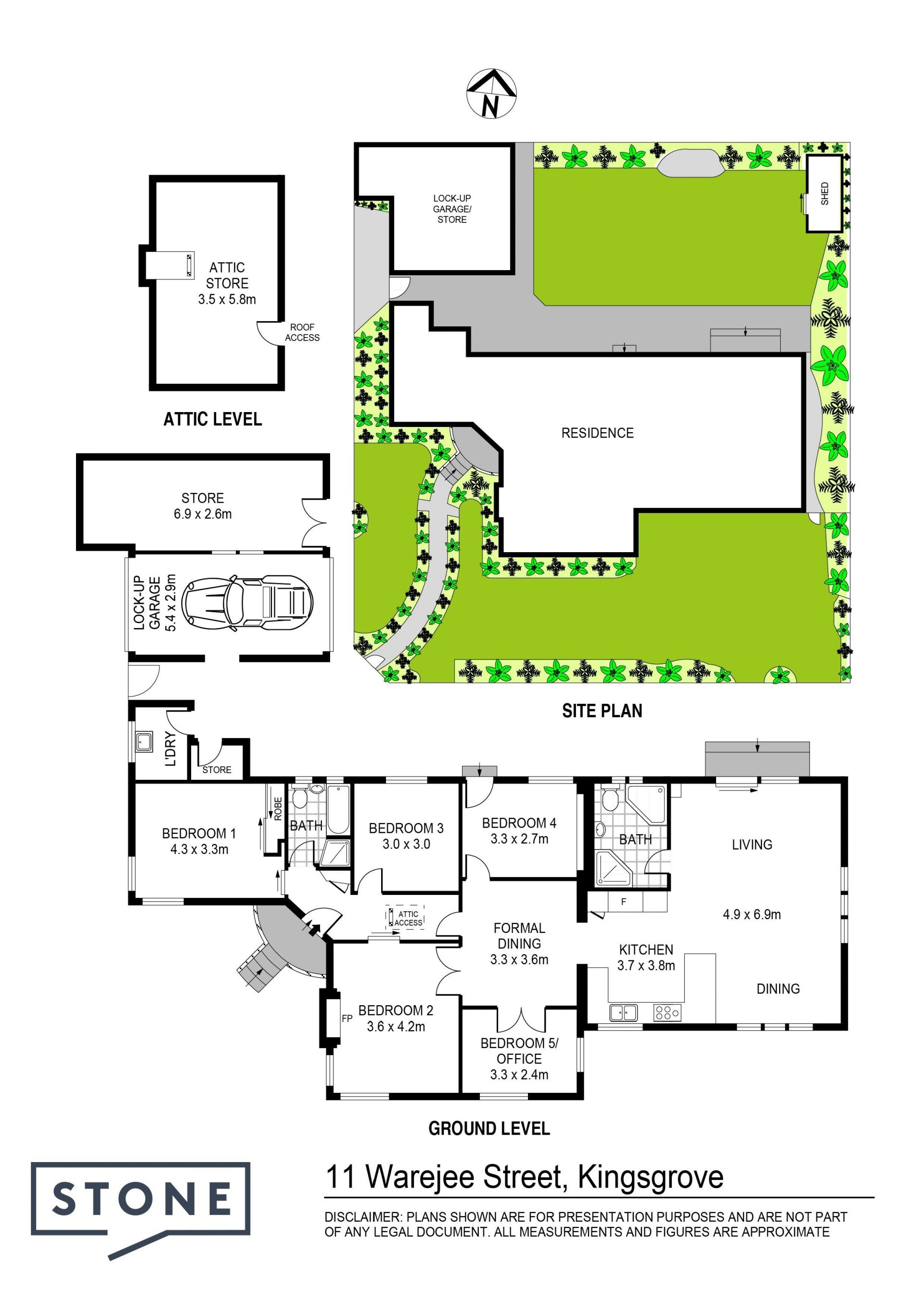 4 BEDROOM HOUSE + STUDY/OFFICE