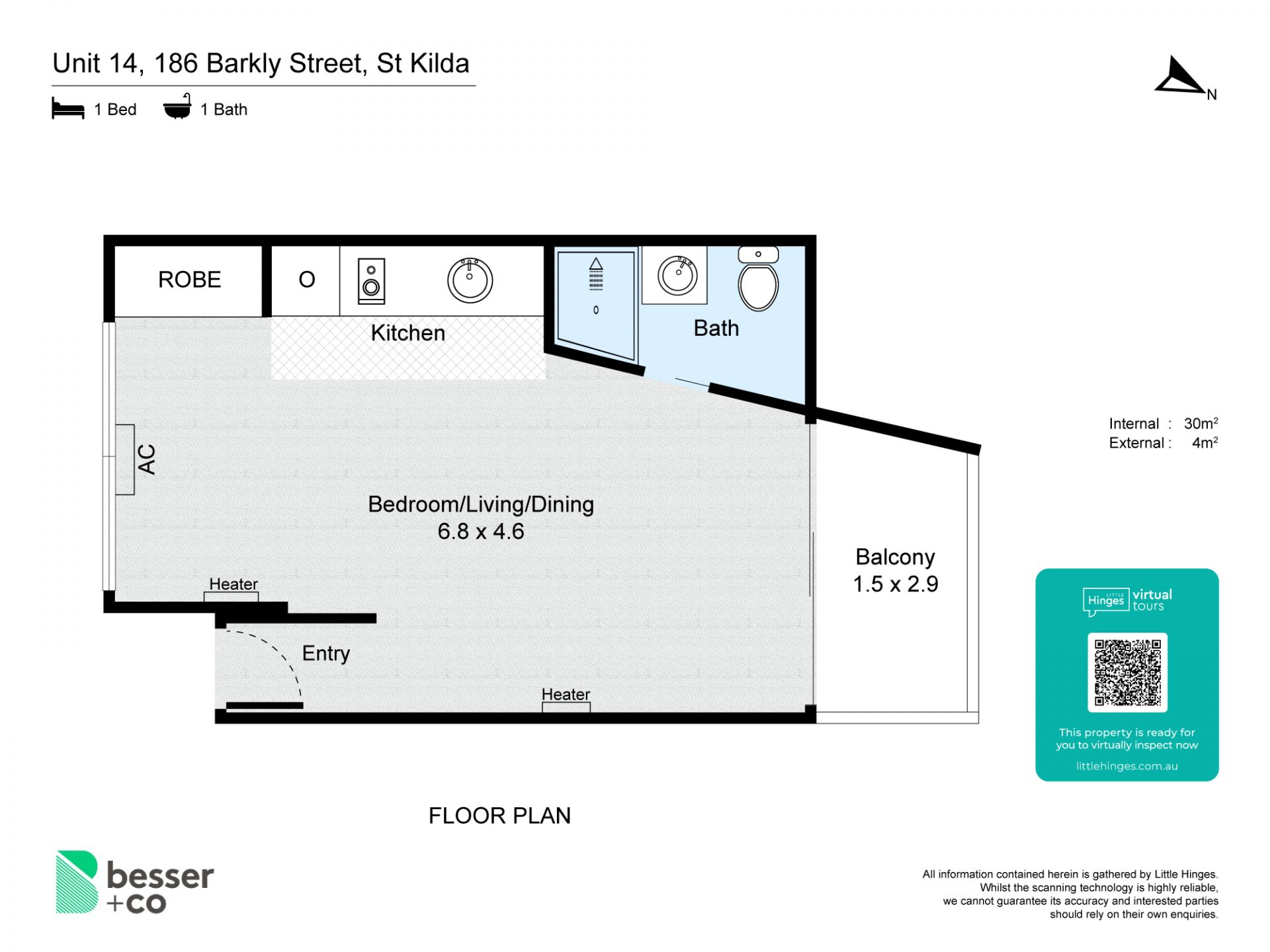 14/186 Barkly Street, St Kilda - Thumbnail 3