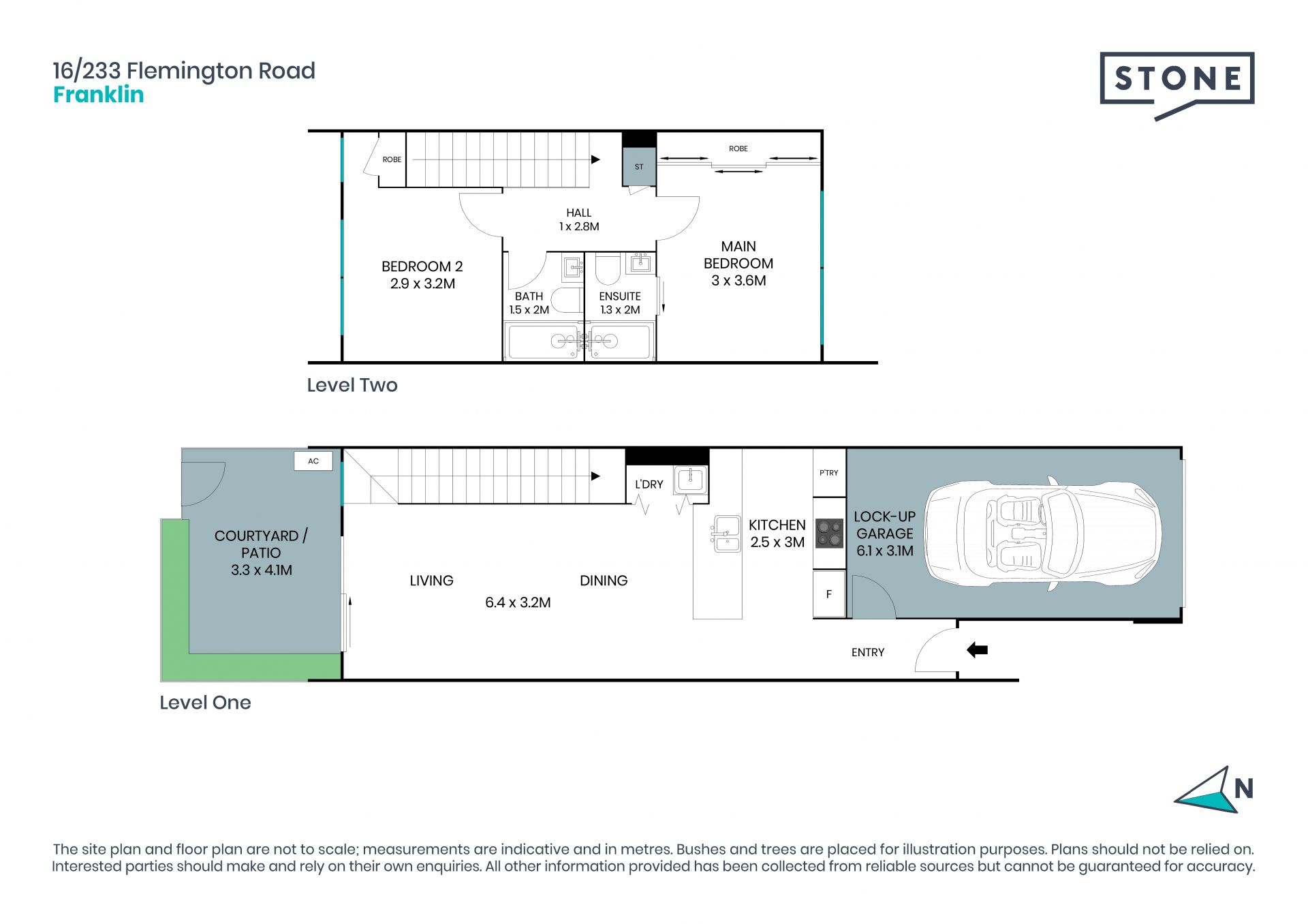 North-facing townhouse only metres from light rail and shops.
