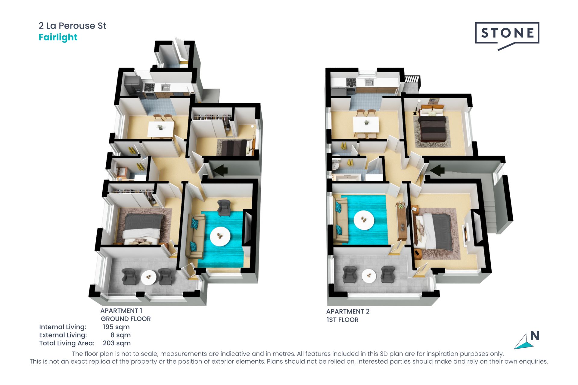 Rare offering with vast potential - full duplex with two apartments