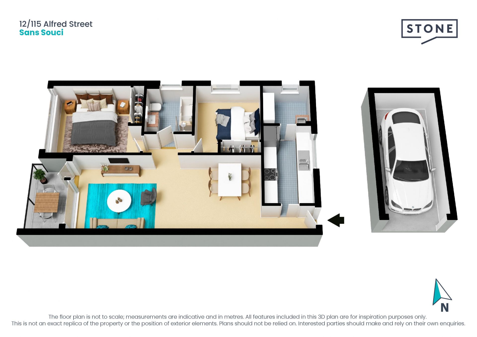 Private and spacious in a convenient location