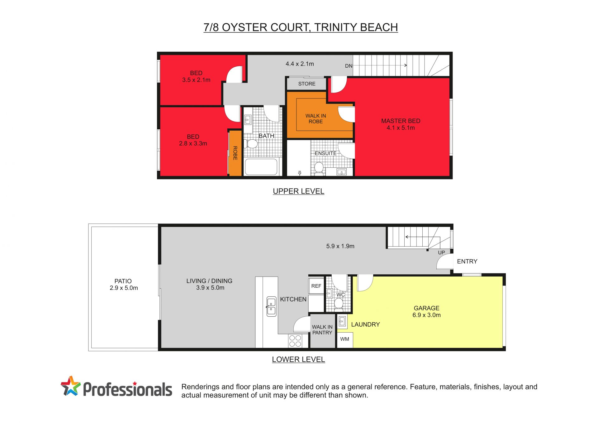 2 Bedroom townhouse + office!