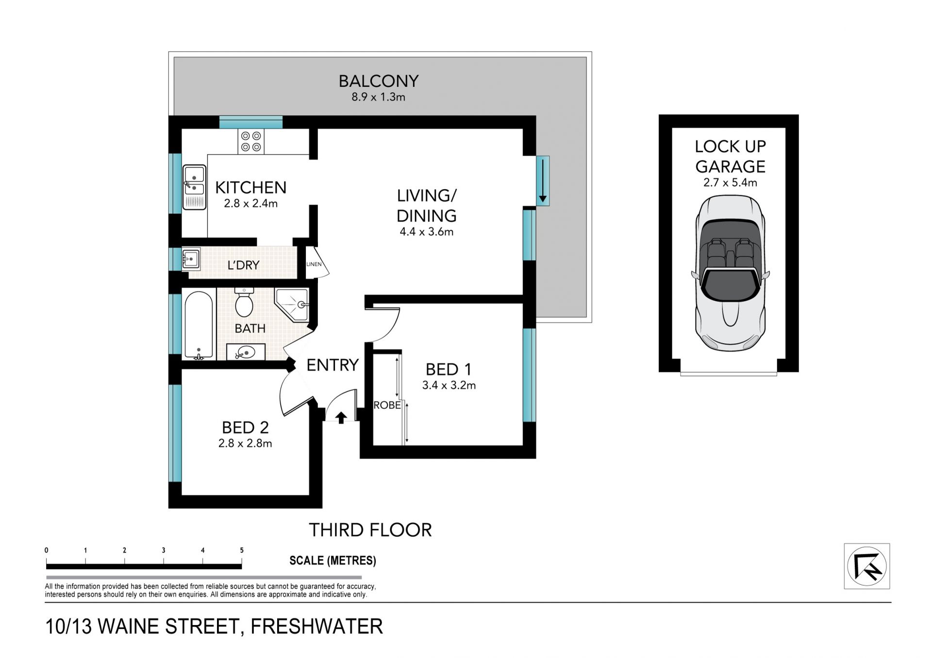 Renovated apartment with district views