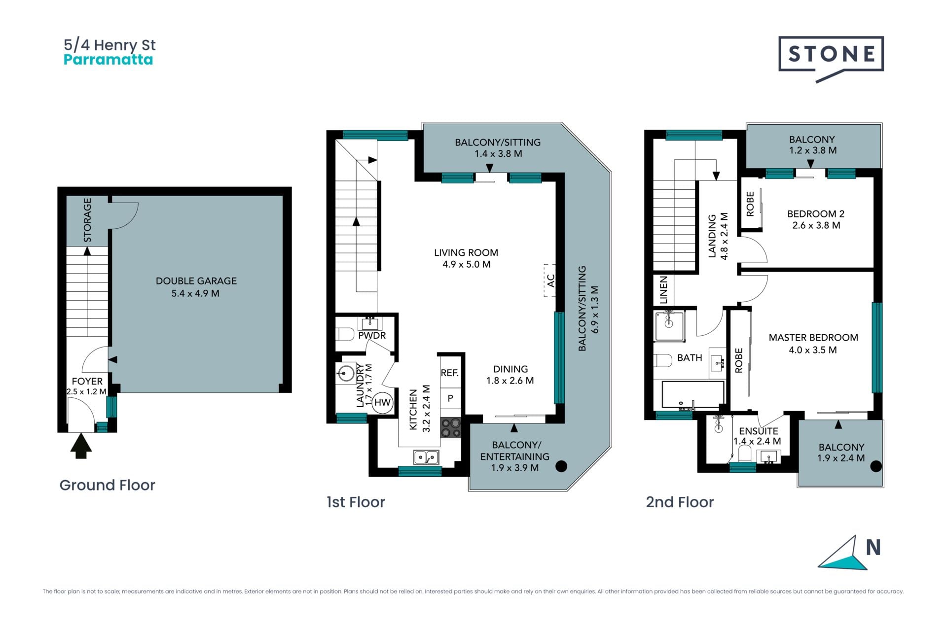 Townhouse style apartment in the Riverside precinct