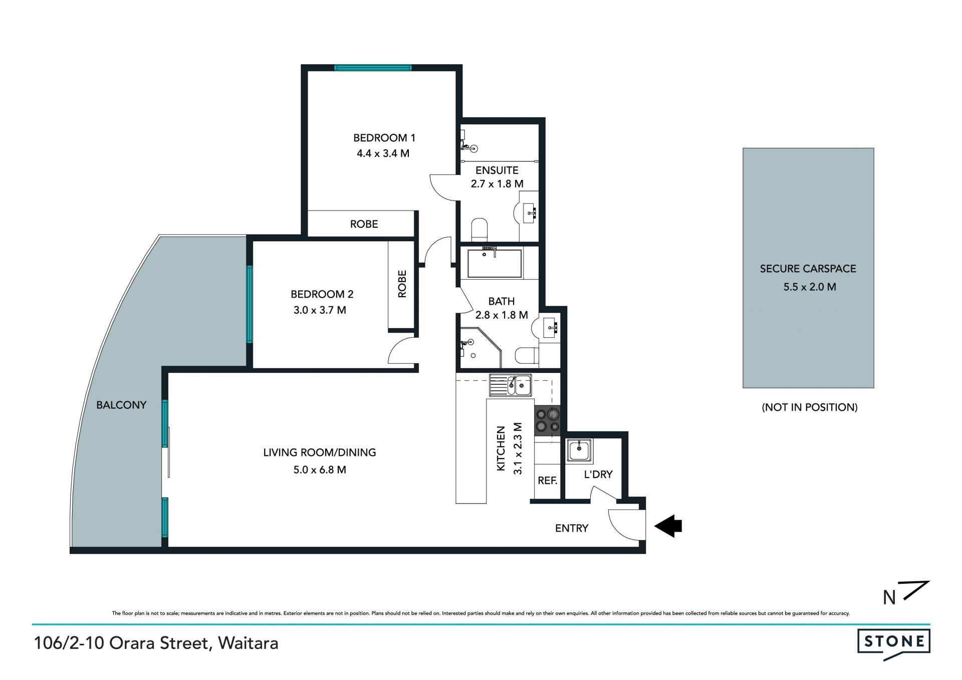 Modern executive apartment in central location