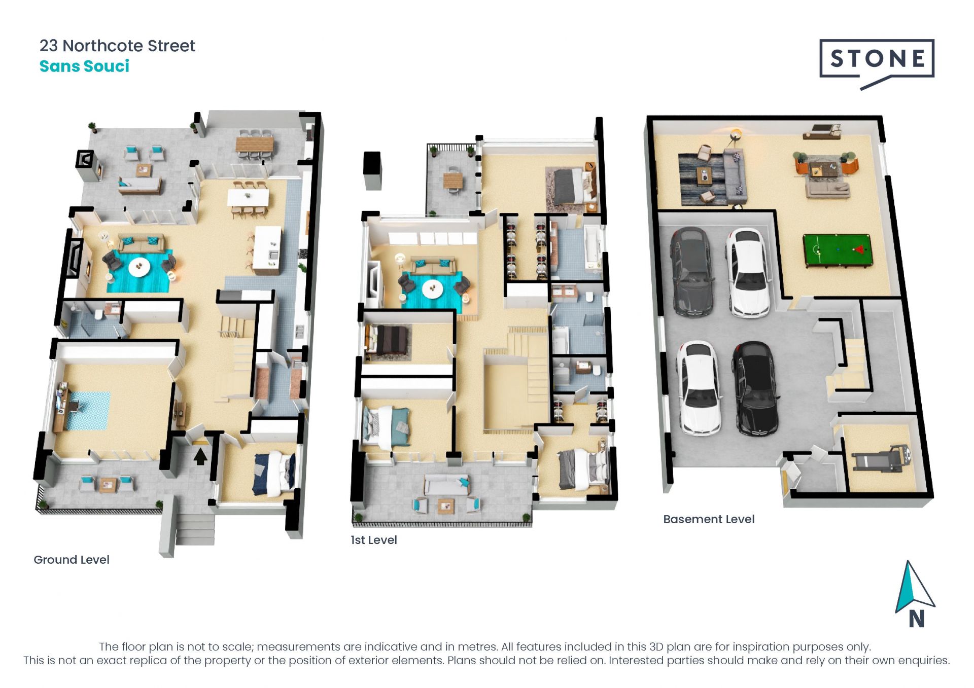 An unparalleled experience of opulent living in a magnificent tri-level home