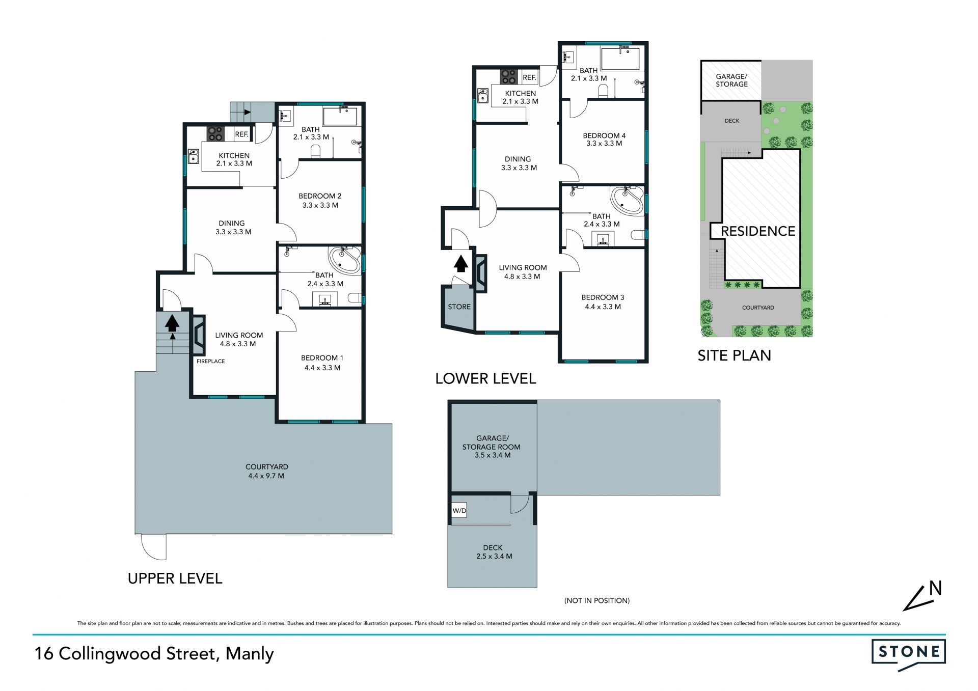 Entire Art Deco duplex in premier beachside locale
