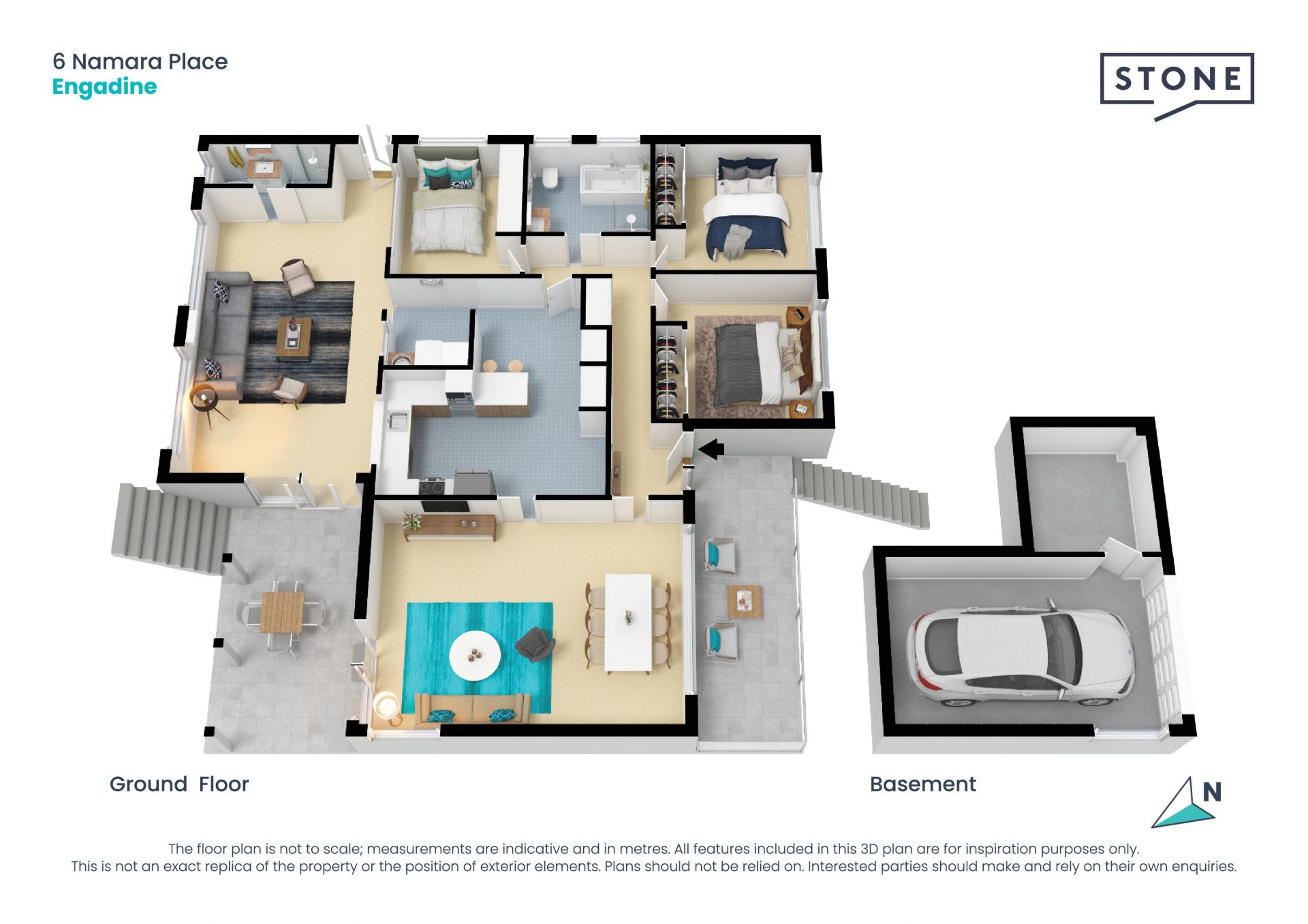 Updated home presents superb cul-de-sac location