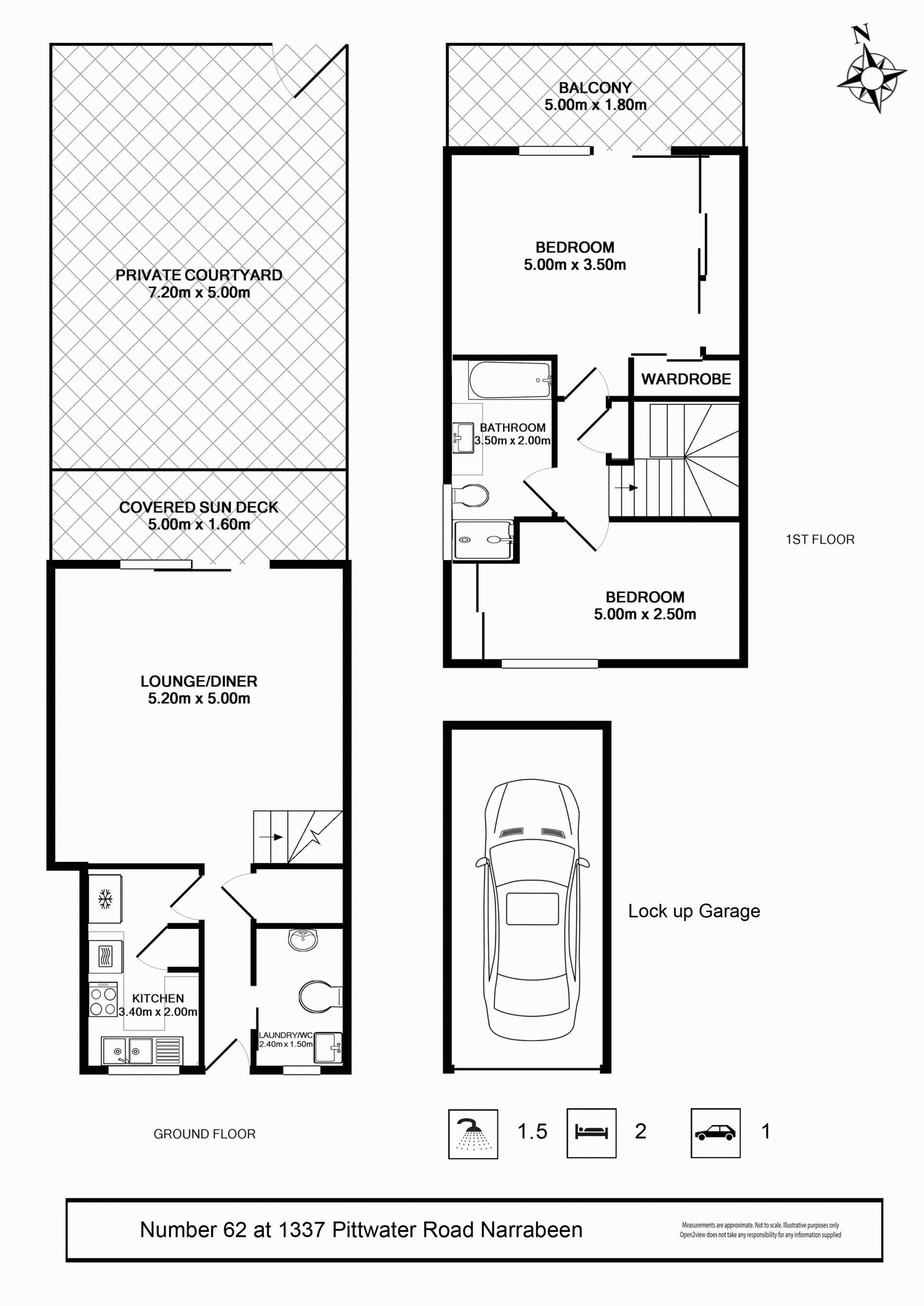 Spacious North Facing Townhome
