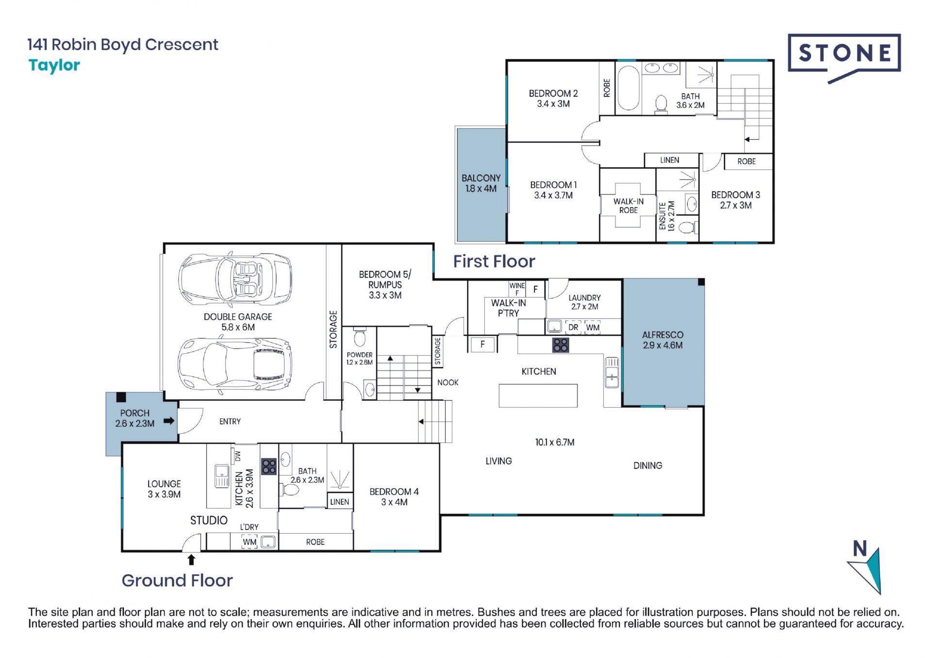 Executive Living with self contained studio and Balcony Views