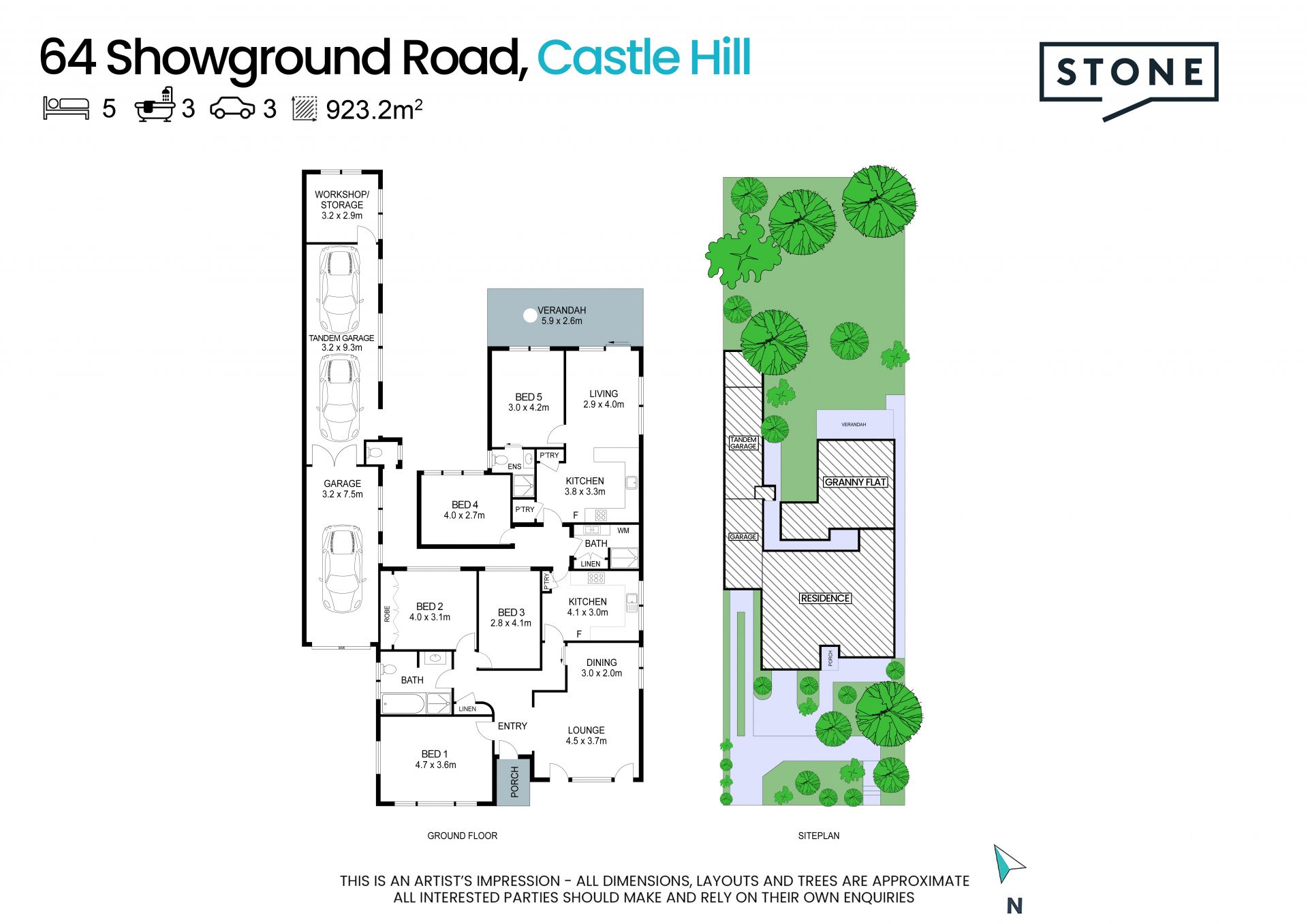 Dual home on 923sqm ready for development in R3 zoned Hills precinct