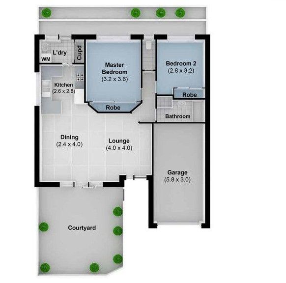 CONVENIENTLY LOCATED TWO BEDROOM VILLA