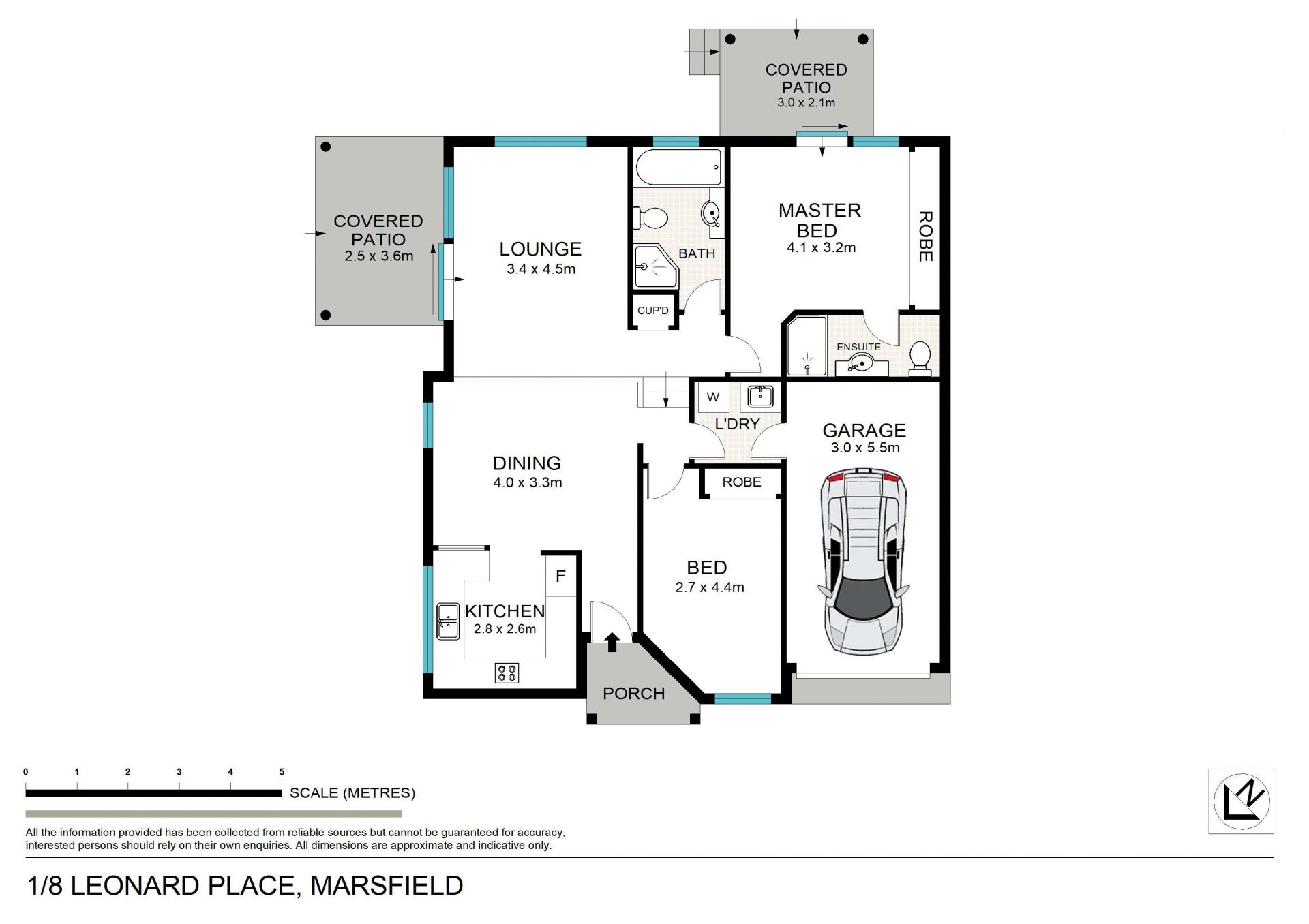 Spacious modern villa in central location