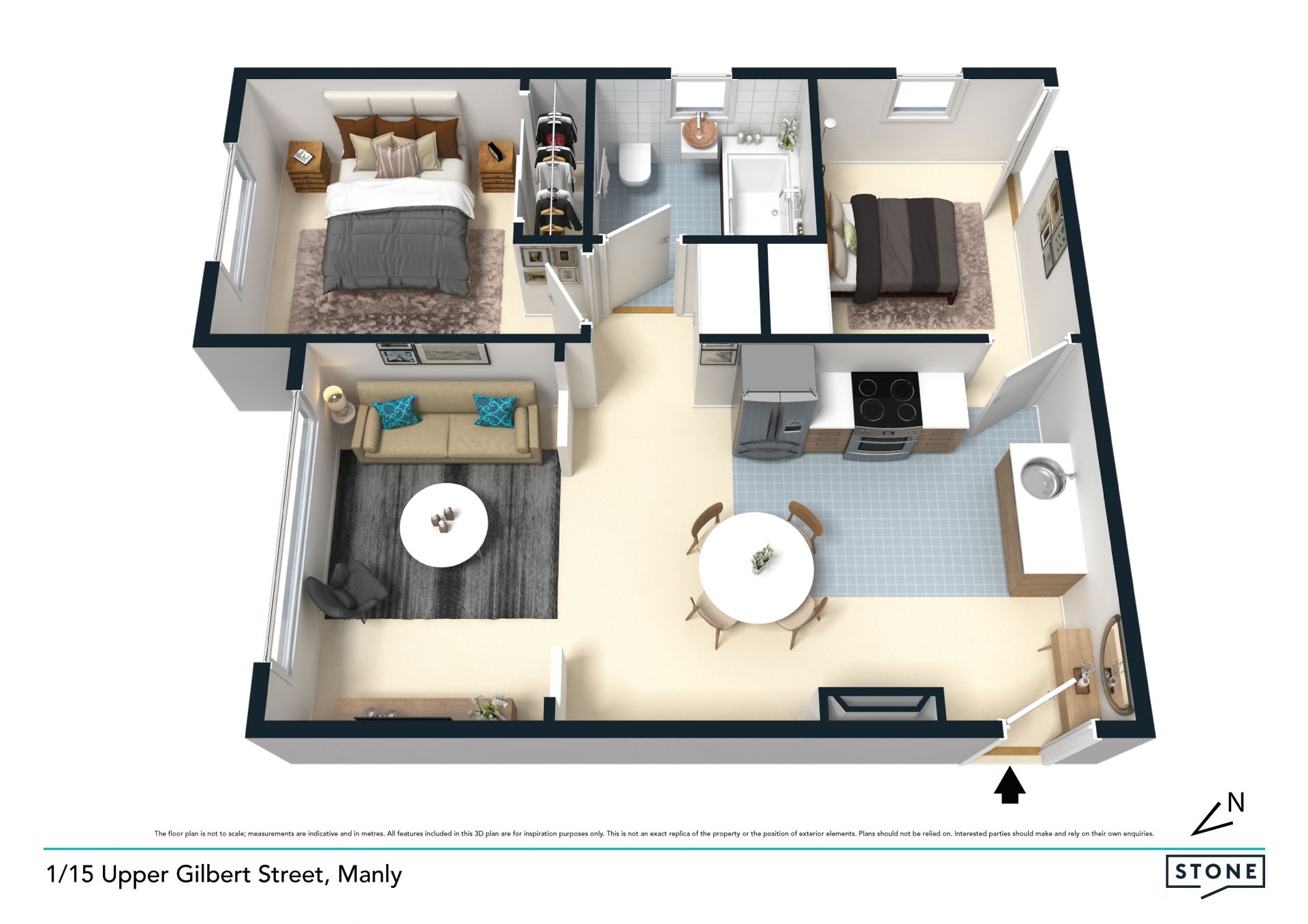 Beautifully presented apartment walking distance to Manly