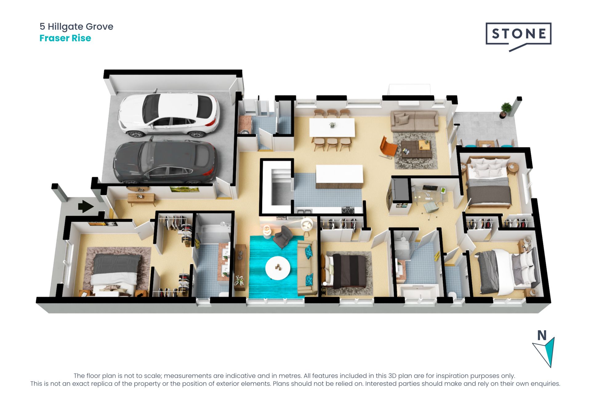 Brand New Family Home with Two Living Zones in Prime Fraser Rise Location