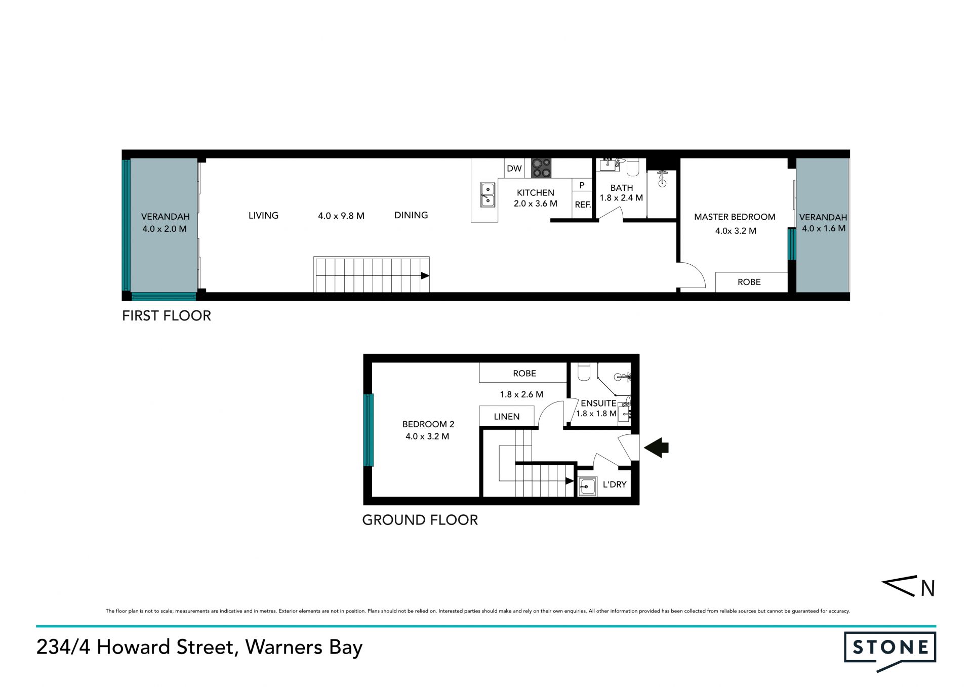 Lake-view apartment in central Warners Bay