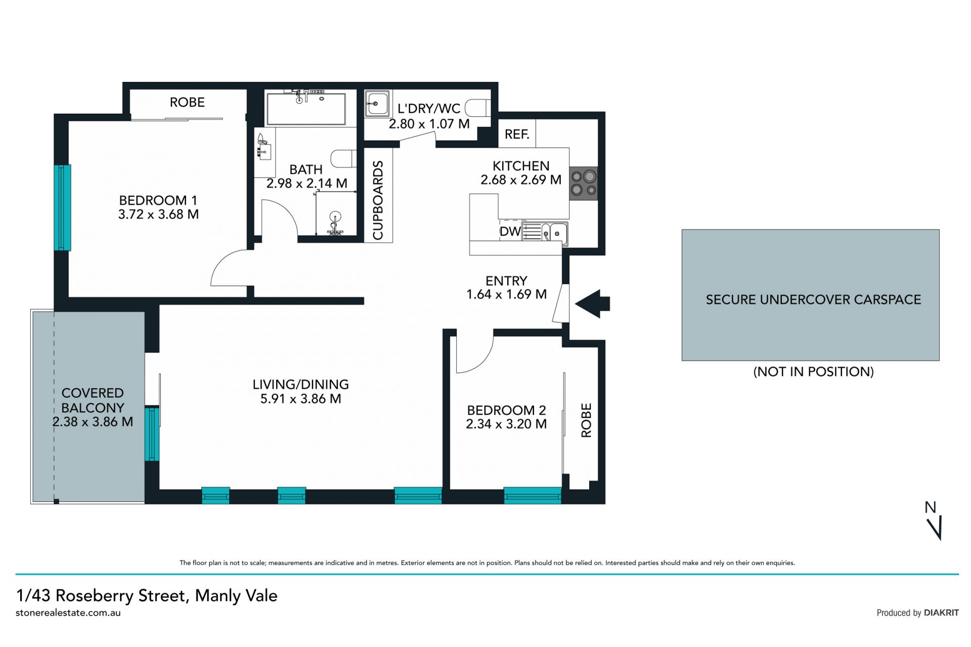 Spacious and contemporary in fabulous lifestyle address