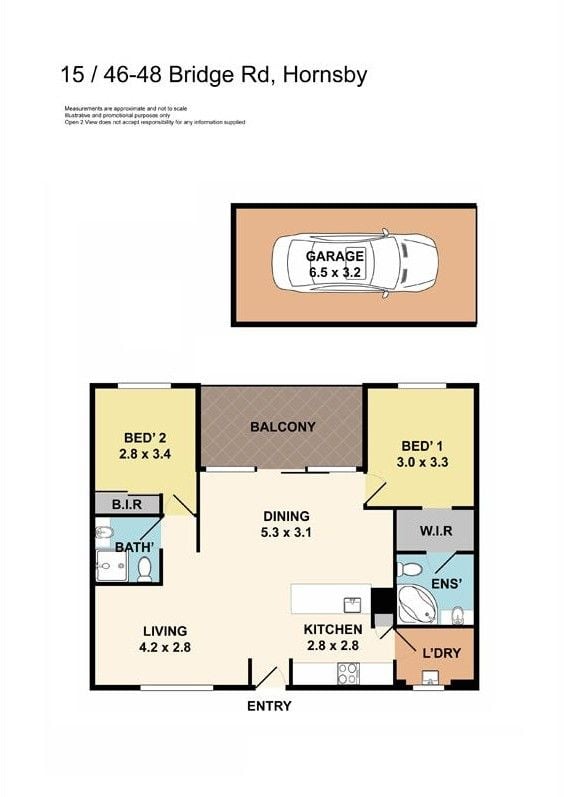 Spacious 2 Bedroom Top Level Apartment Boasting Ultra-Convenient Hornsby Living