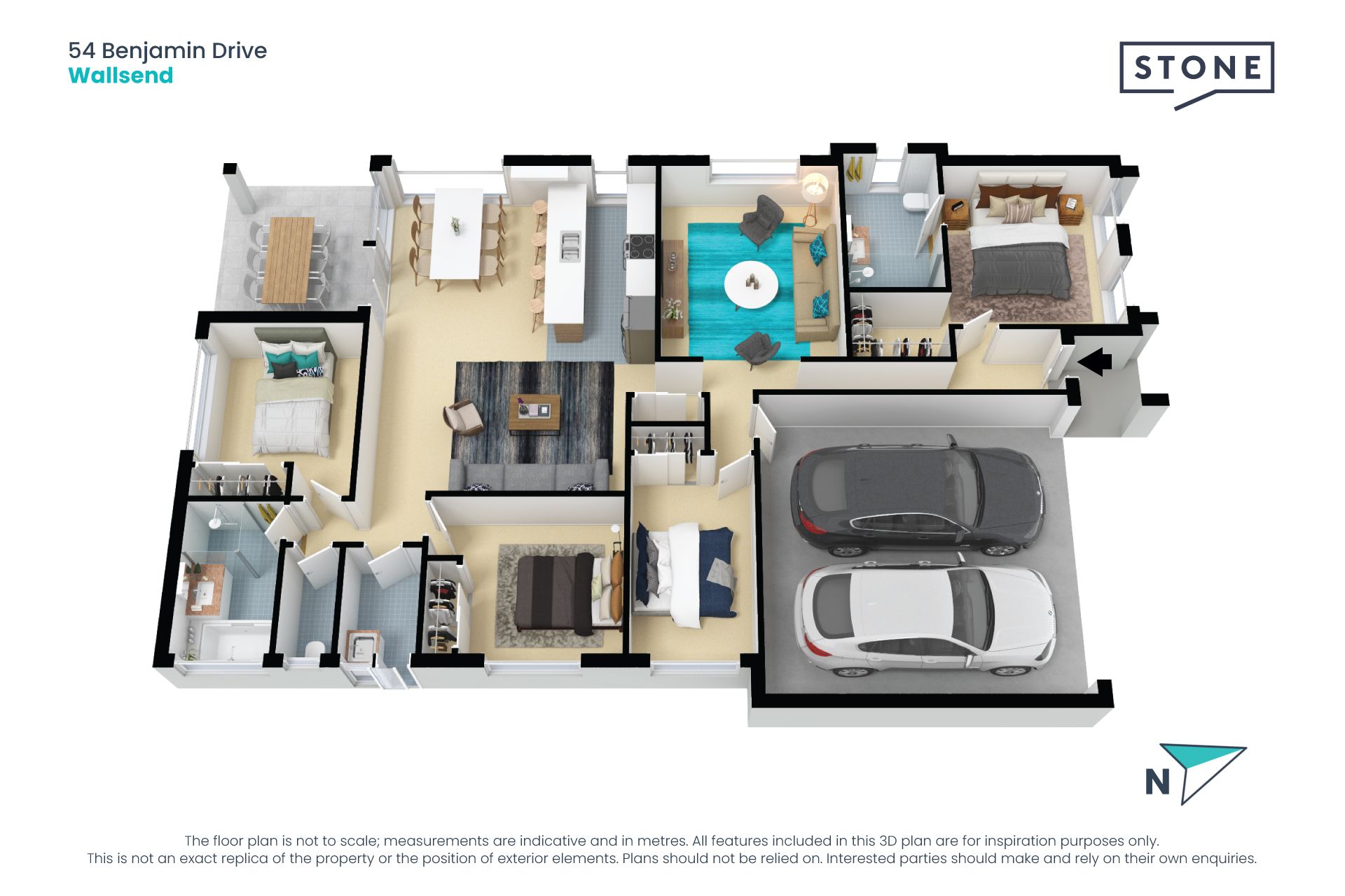 Ultramodern practical beauty in a perfect location!