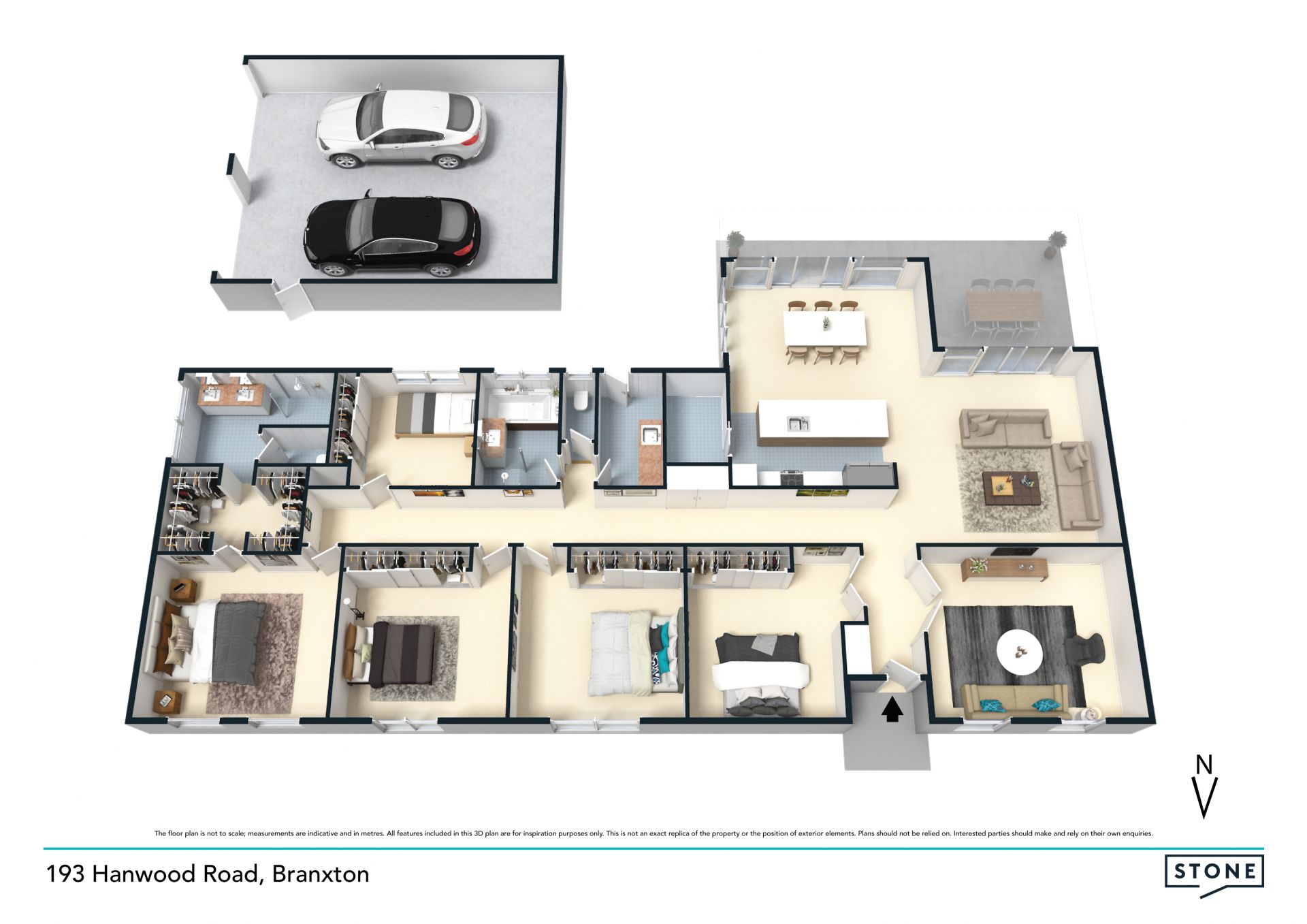Contemporary homestead with rare creek frontage