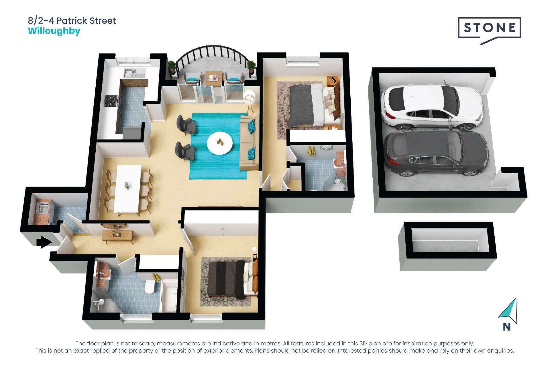 SOLD Stunning North Facing Apartment