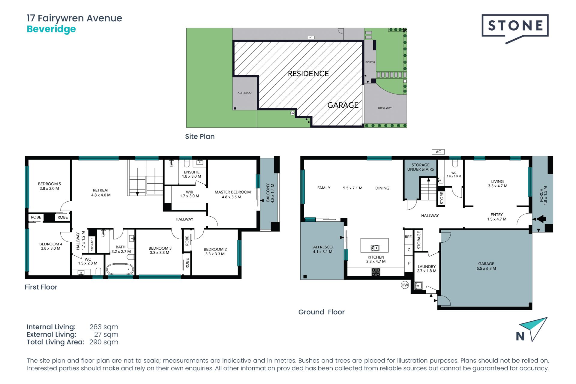 True 5 bedder - Brand New - North facing