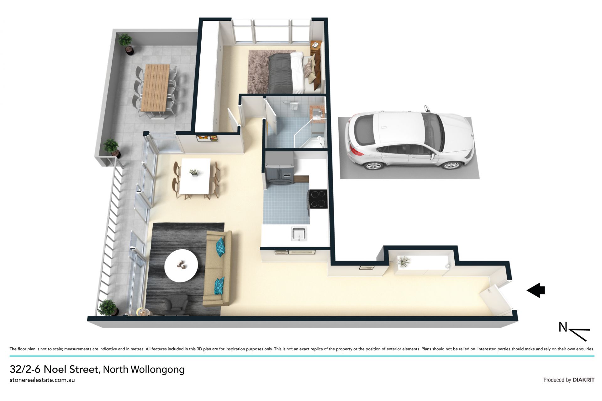 Well presented modern apartment just footsteps from the surf and sand