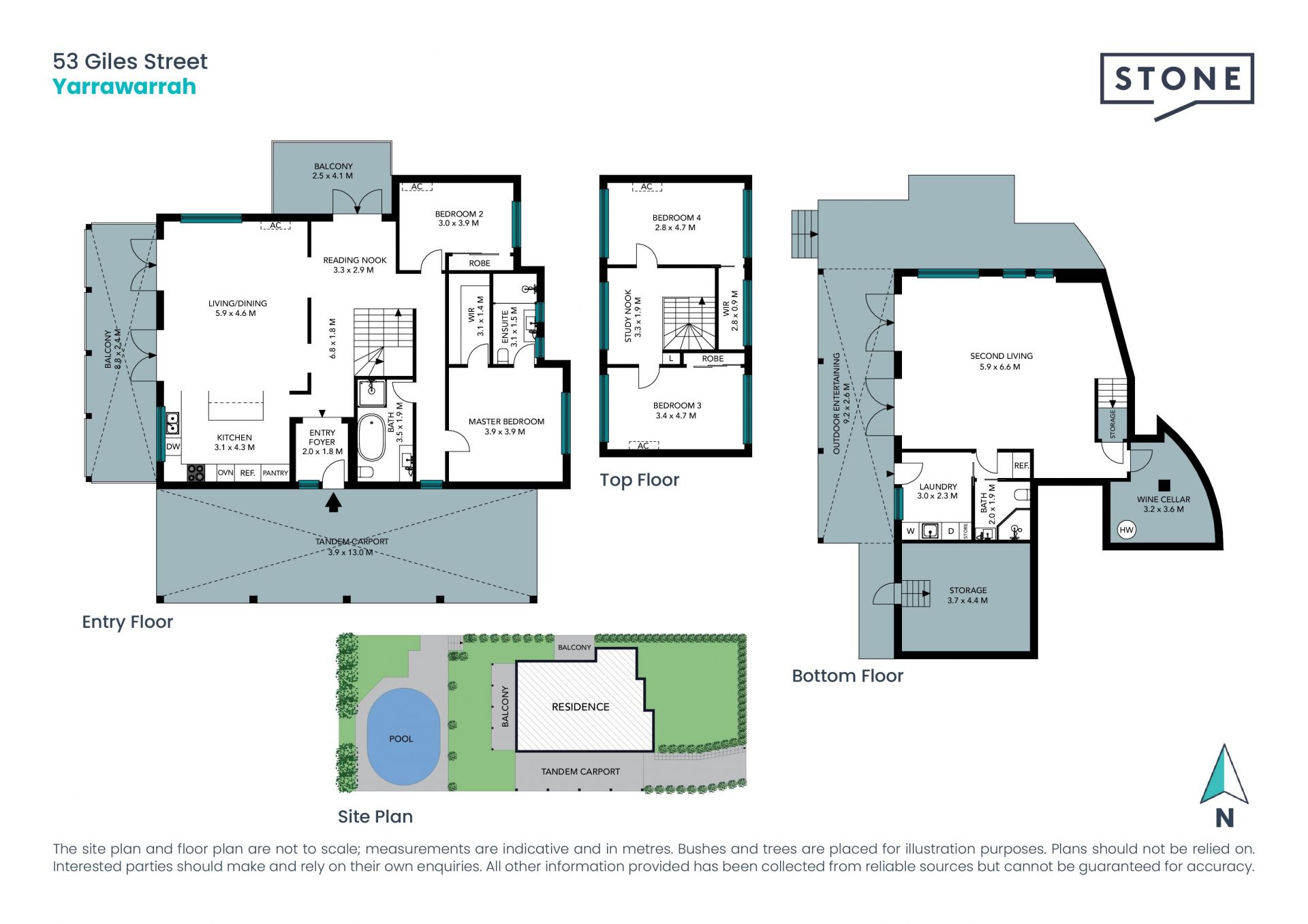 Contemporary family entertainer with serene vista