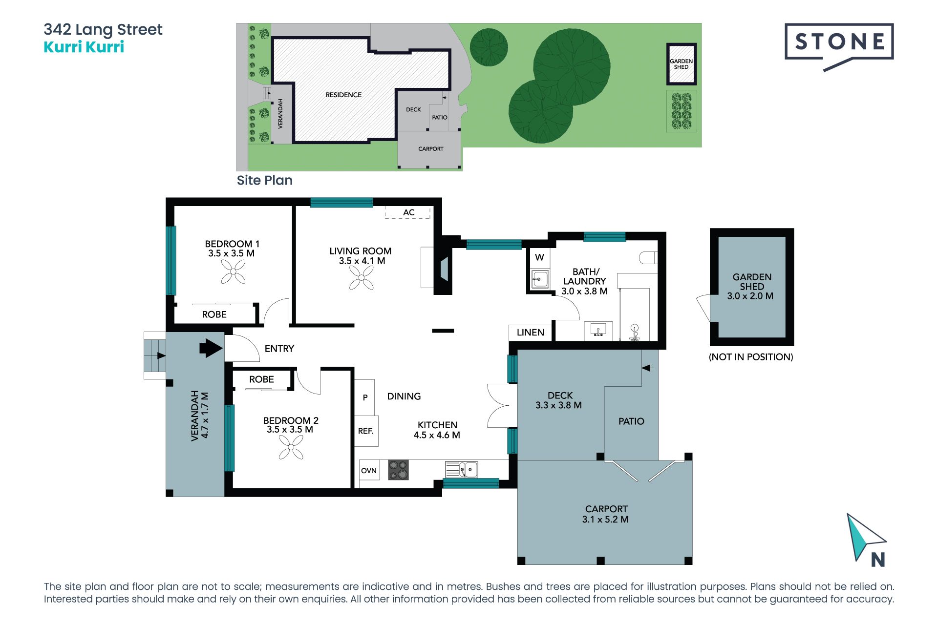 Elegantly updated cottage on easy care block