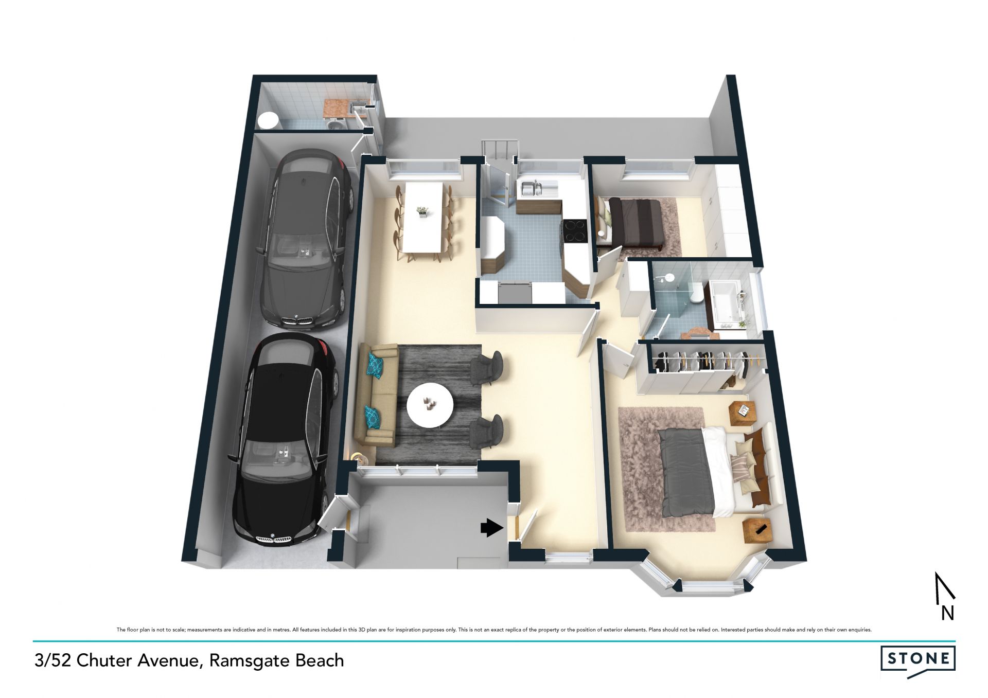 Modern villa 600 metres from the beach