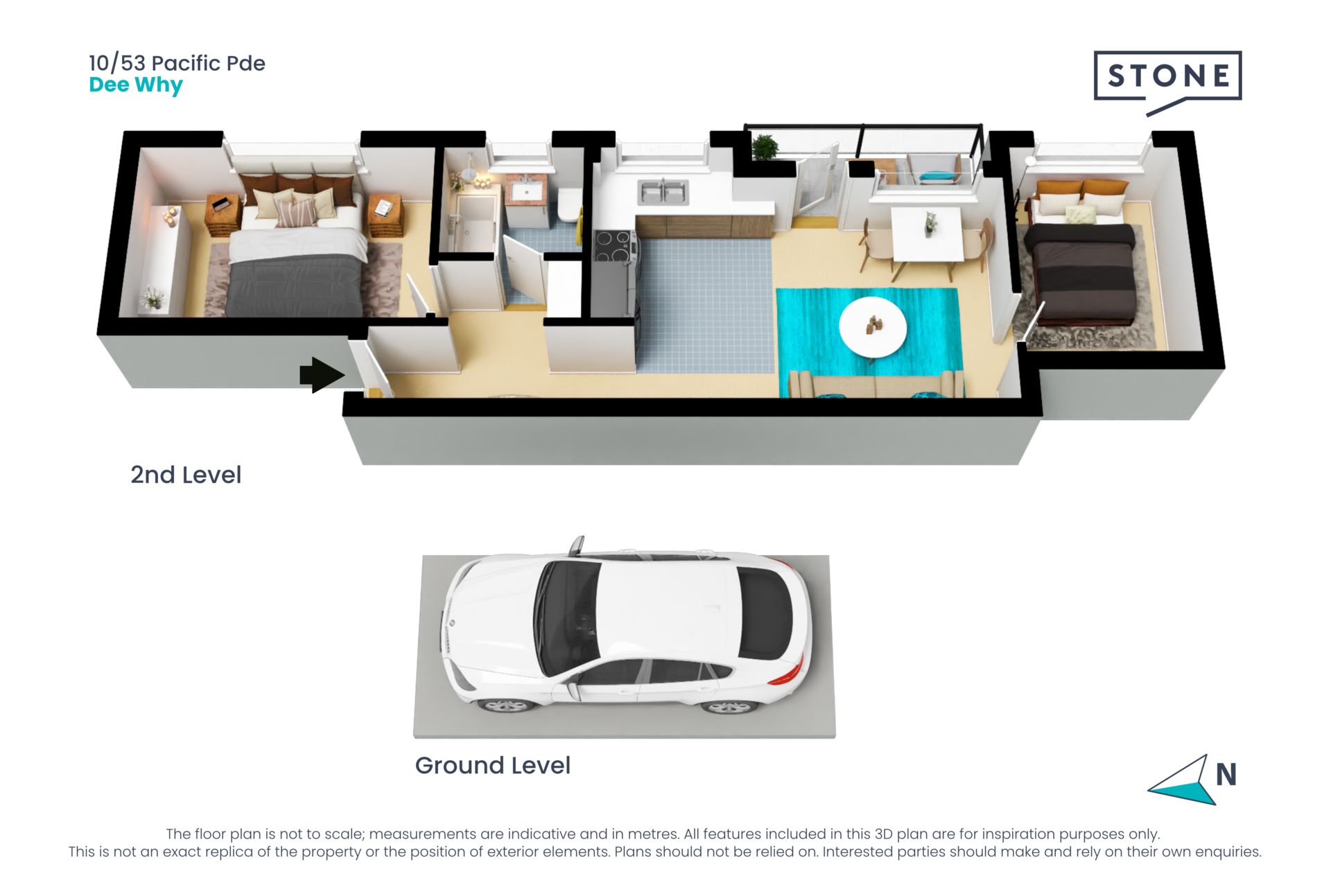 Lifestyle pad by the town centre and short stroll to beach