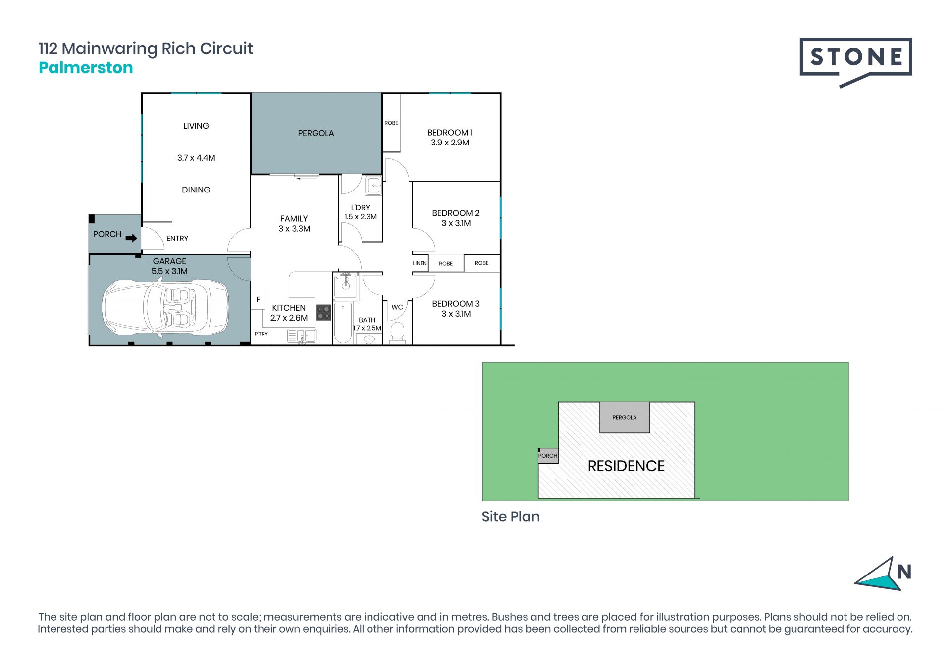 Updated three-bedroom home, ready to move straight in.
