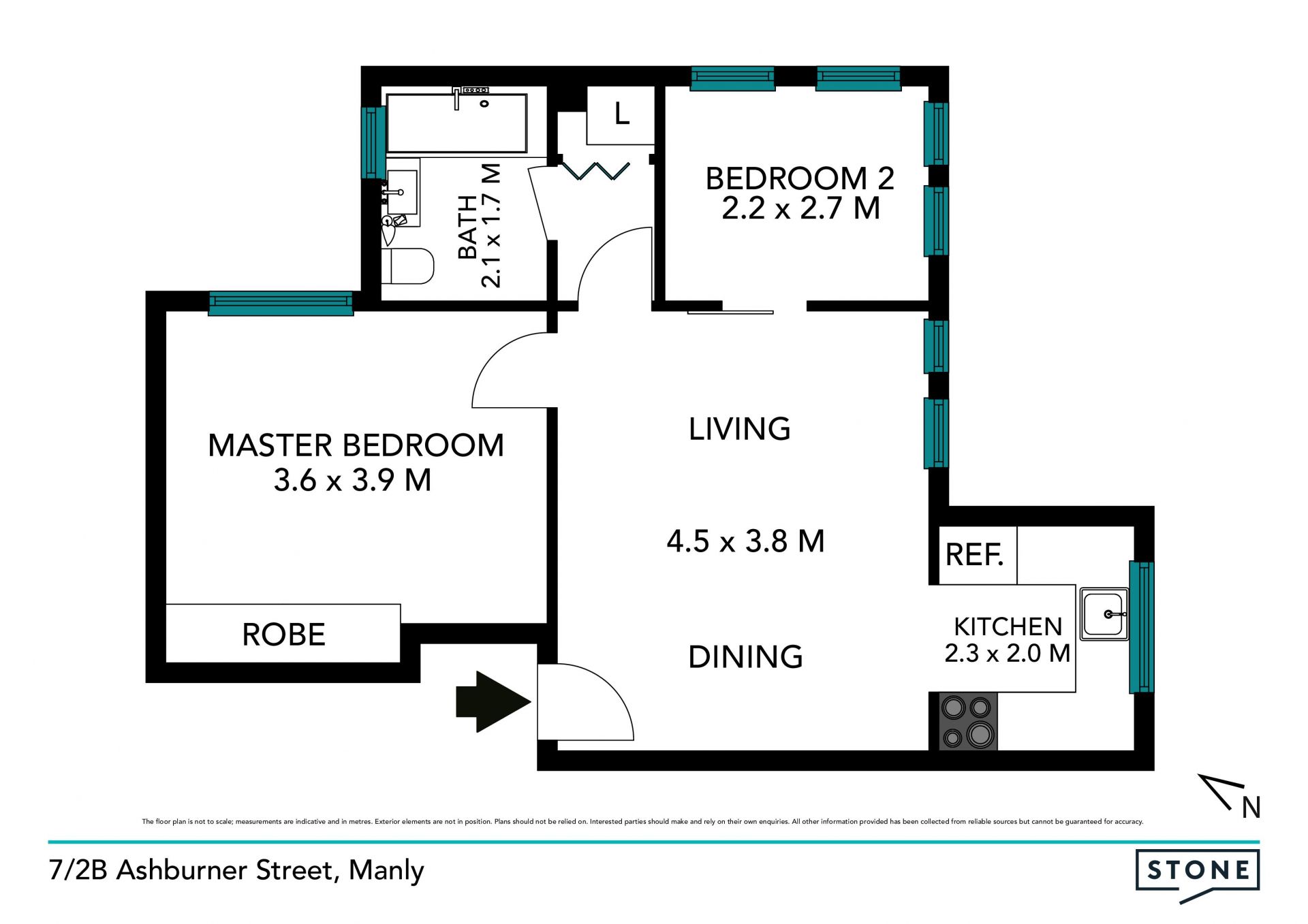 Bright character apartment offering dream lifestyle