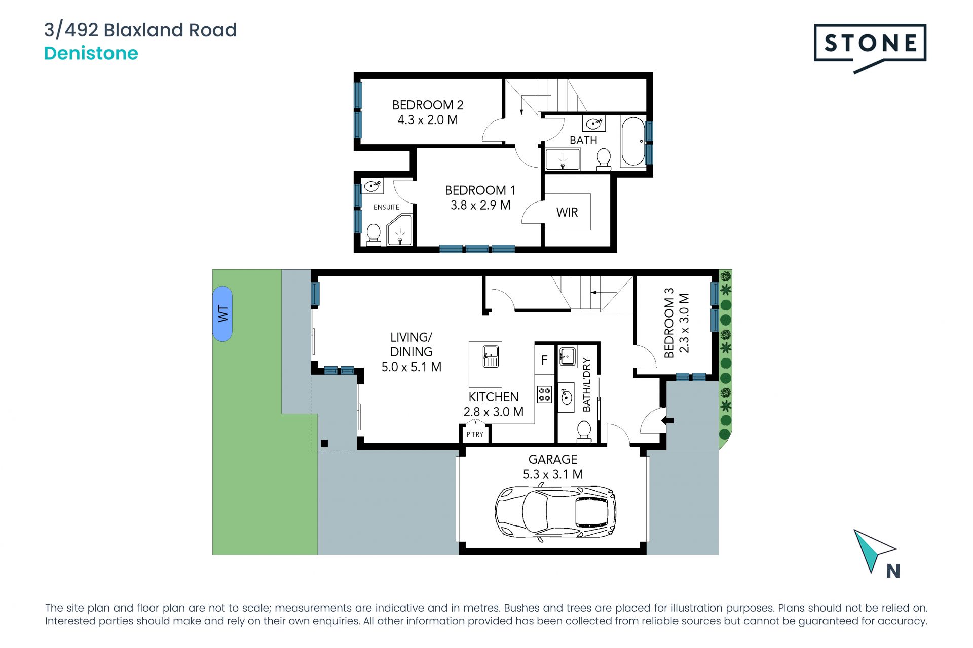 Serene and stylish townhome in a centrally convenient location